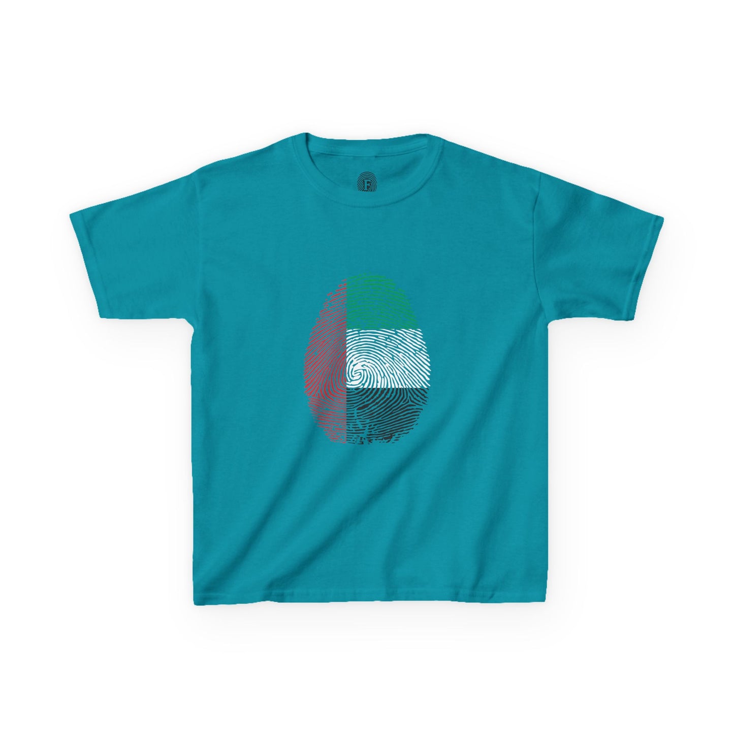 UAE Fingerprint flag Soccer World Cup Fan T-Shirt (KIDS - UNISEX)