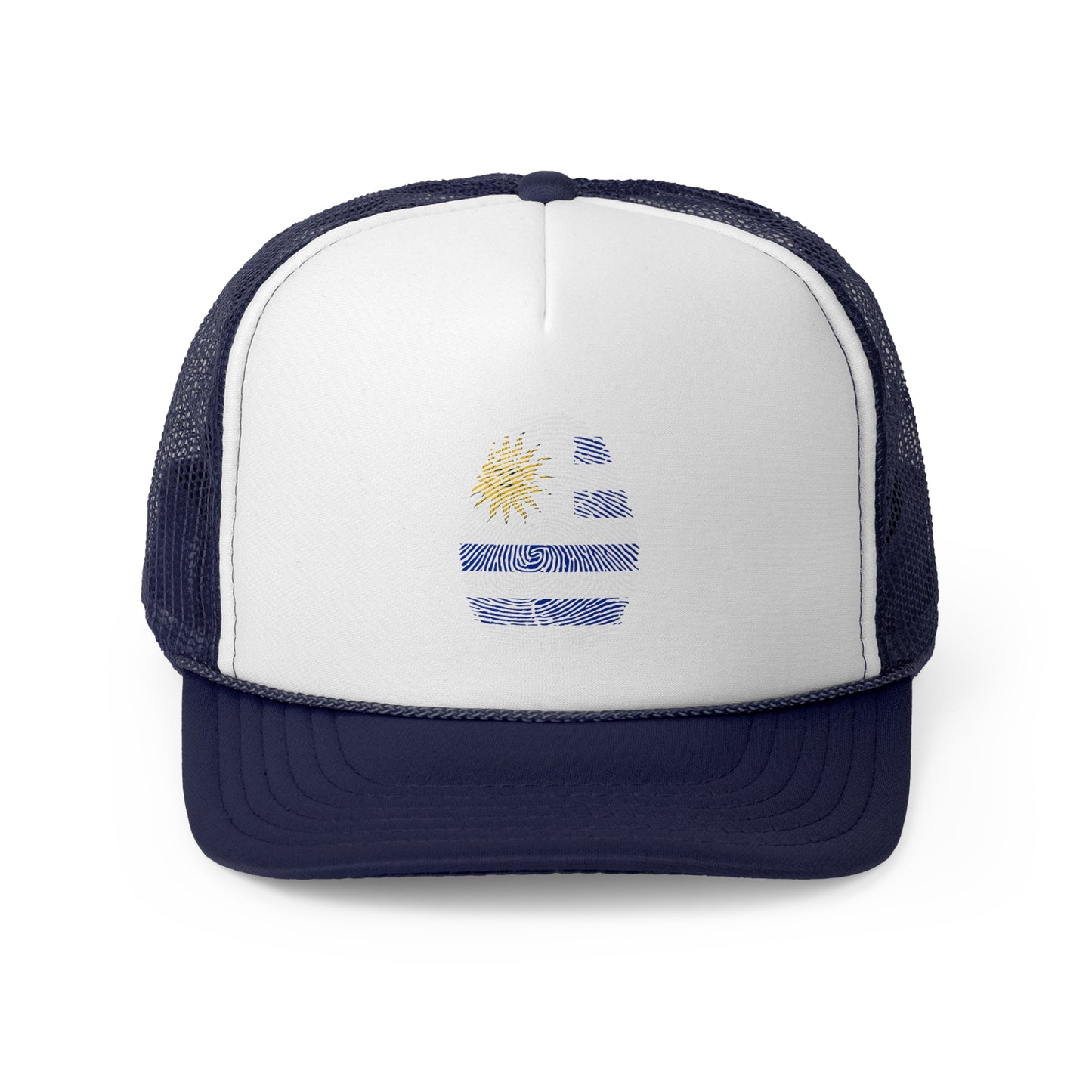 URUGUAY Fingerprint flag Soccer World Cup Fan Hat (UNISEX)
