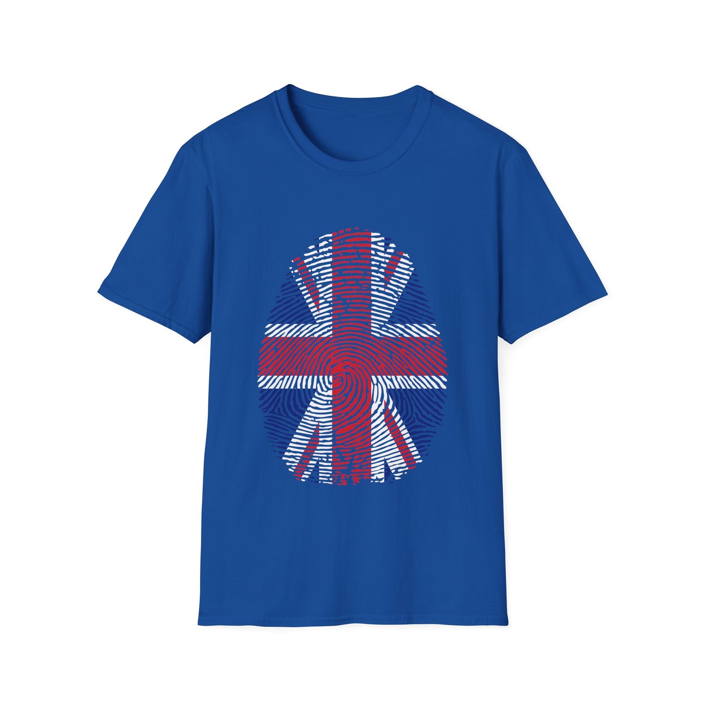 UK Fingerprint flag Soccer World Cup Fan T-Shirt (WOMEN)