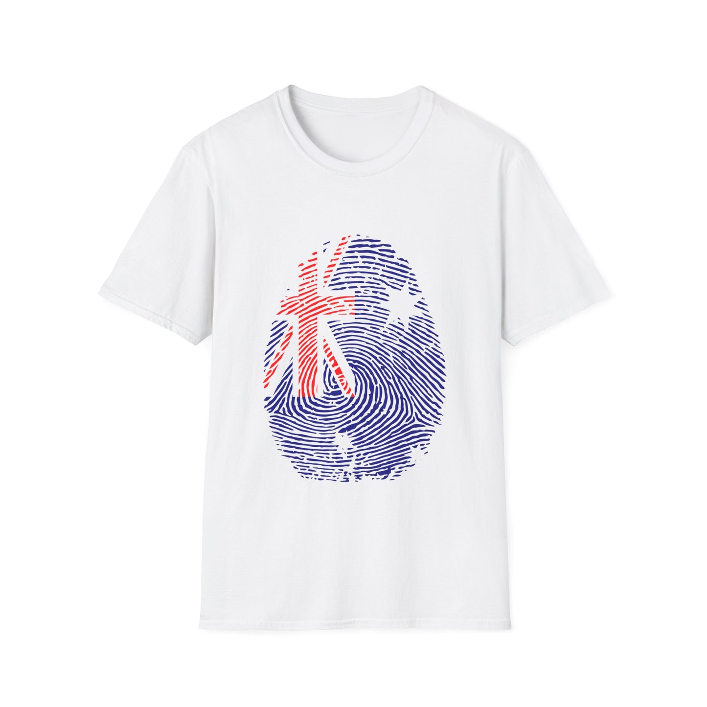AUSTRALIA Fingerprint flag Soccer World Cup Fan T-Shirt (WOMEN)