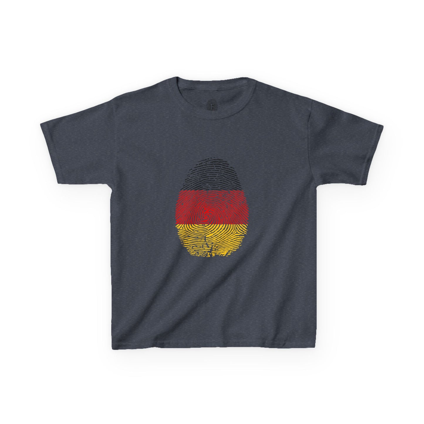 GERMANY Fingerprint flag Soccer World Cup Fan T-Shirt (KIDS - UNISEX)
