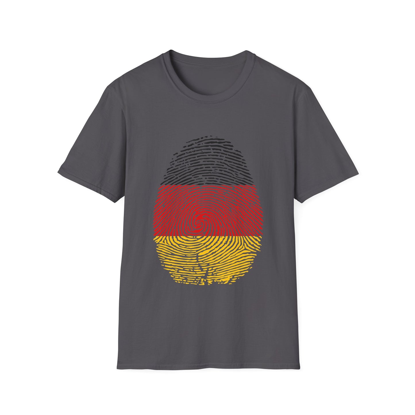 GERMANY Fingerprint flag Soccer World Cup Fan T-Shirt (WOMEN)
