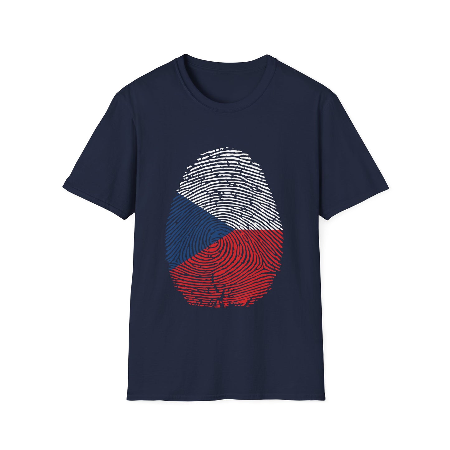 CZECHIA Fingerprint flag Soccer World Cup Fan T-Shirt (WOMEN)