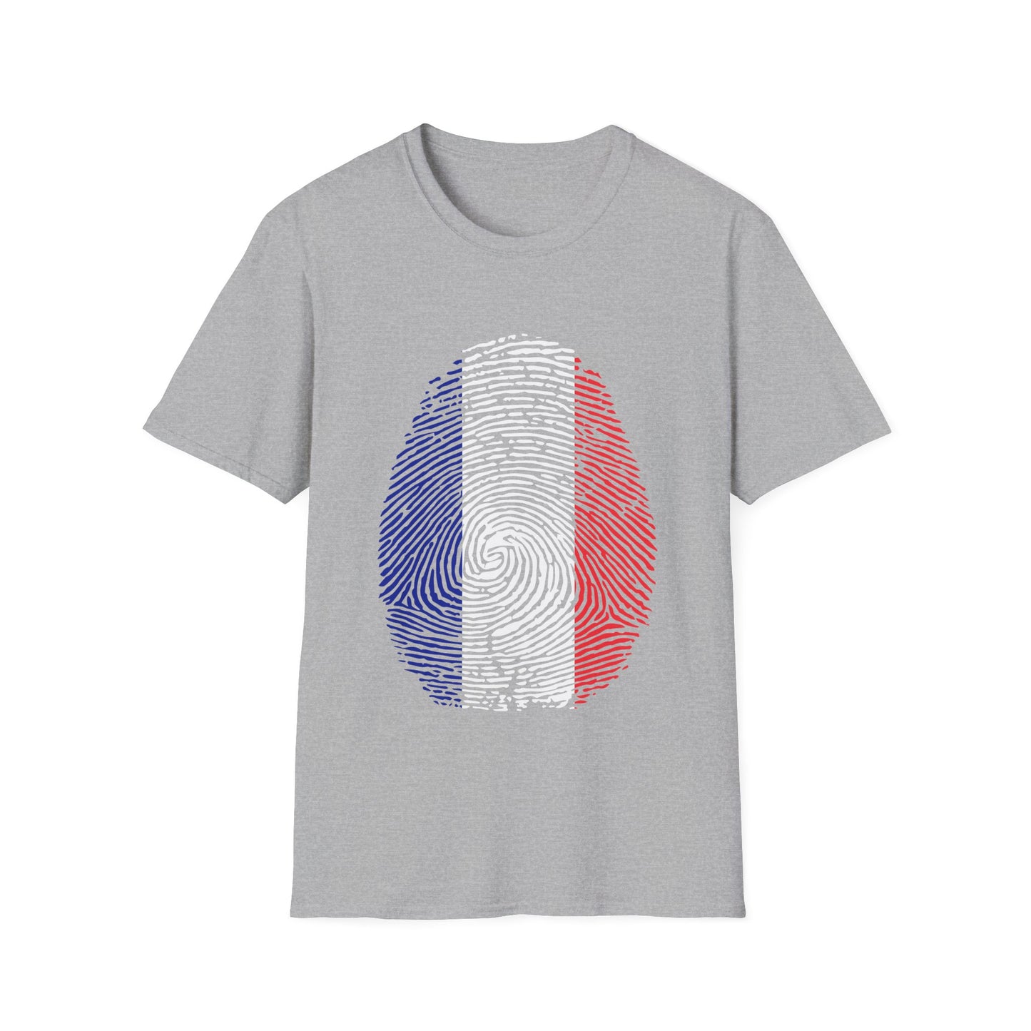 FRANCE Fingerprint flag Soccer World Cup Fan T-Shirt (WOMEN)