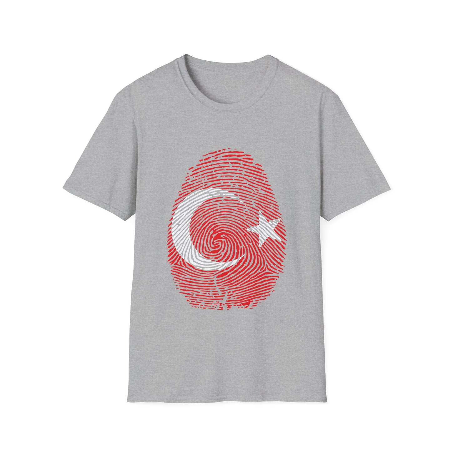 TURKIYE Fingerprint flag Soccer World Cup Fan T-Shirt (WOMEN)