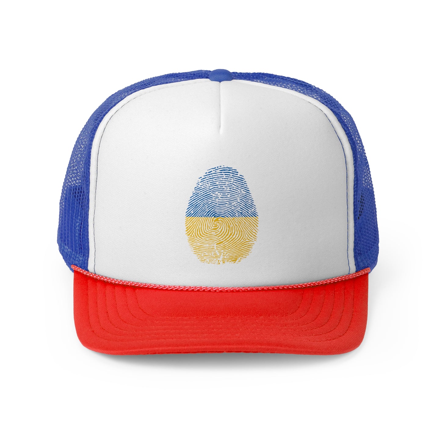 UKRAINE Fingerprint flag Soccer World Cup Fan Hat (UNISEX)