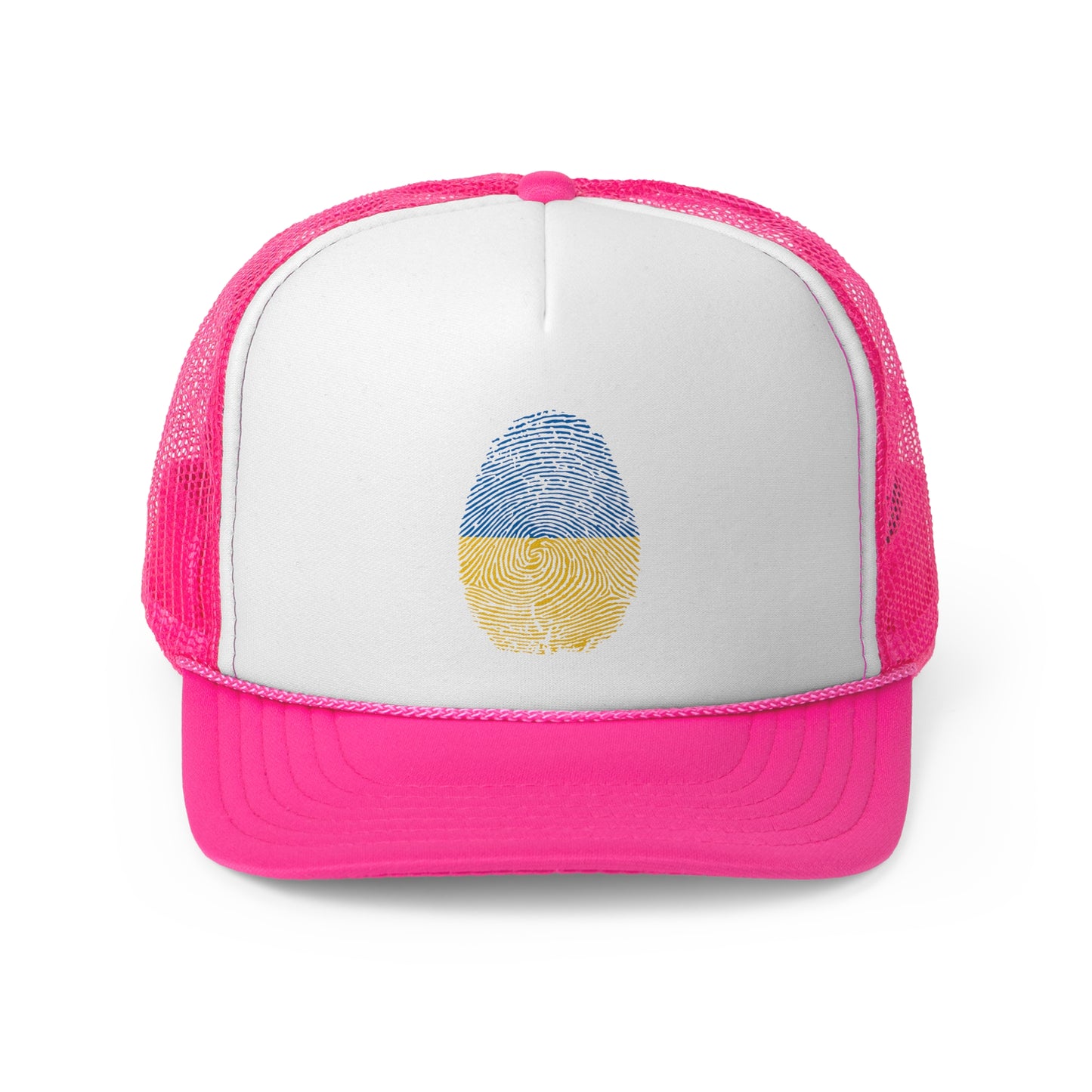 UKRAINE Fingerprint flag Soccer World Cup Fan Hat (UNISEX)