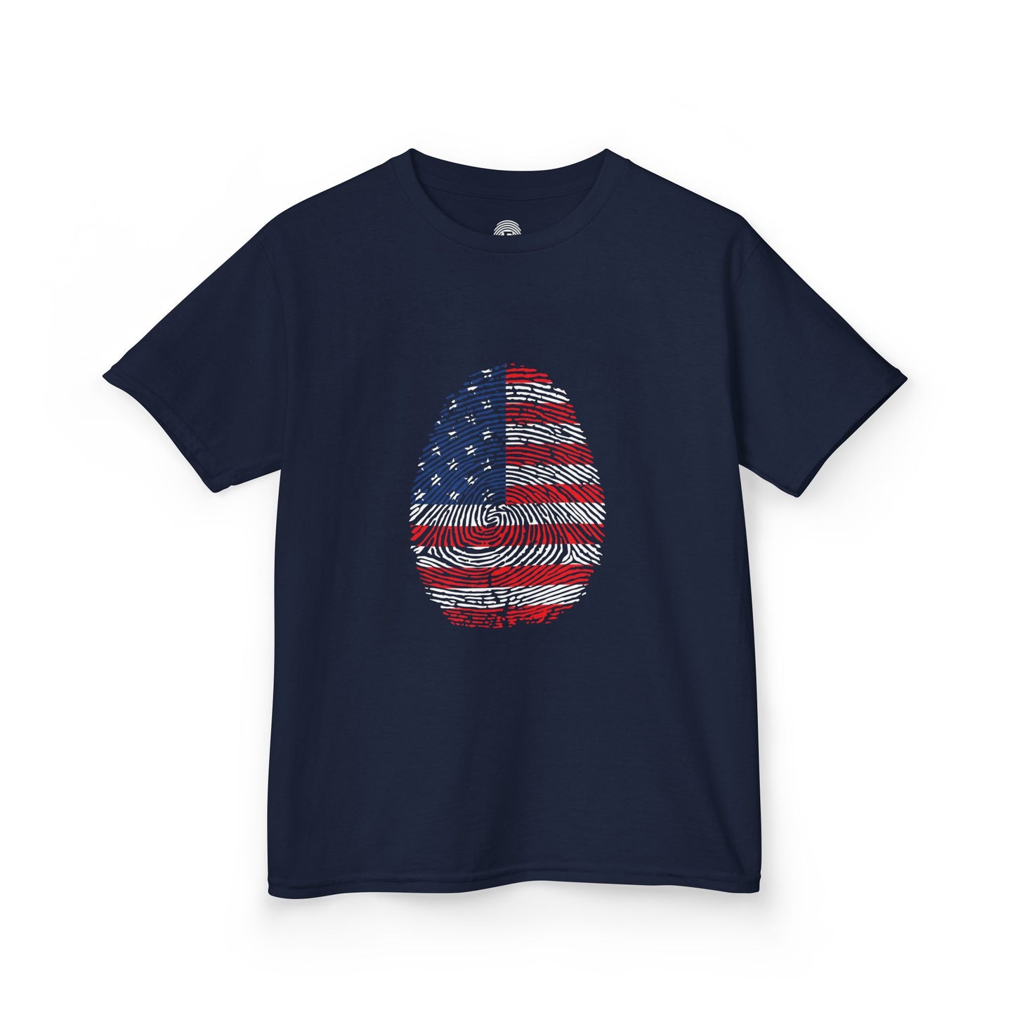 USA Fingerprint flag Soccer World Cup Fan T-Shirt (KIDS - UNISEX)