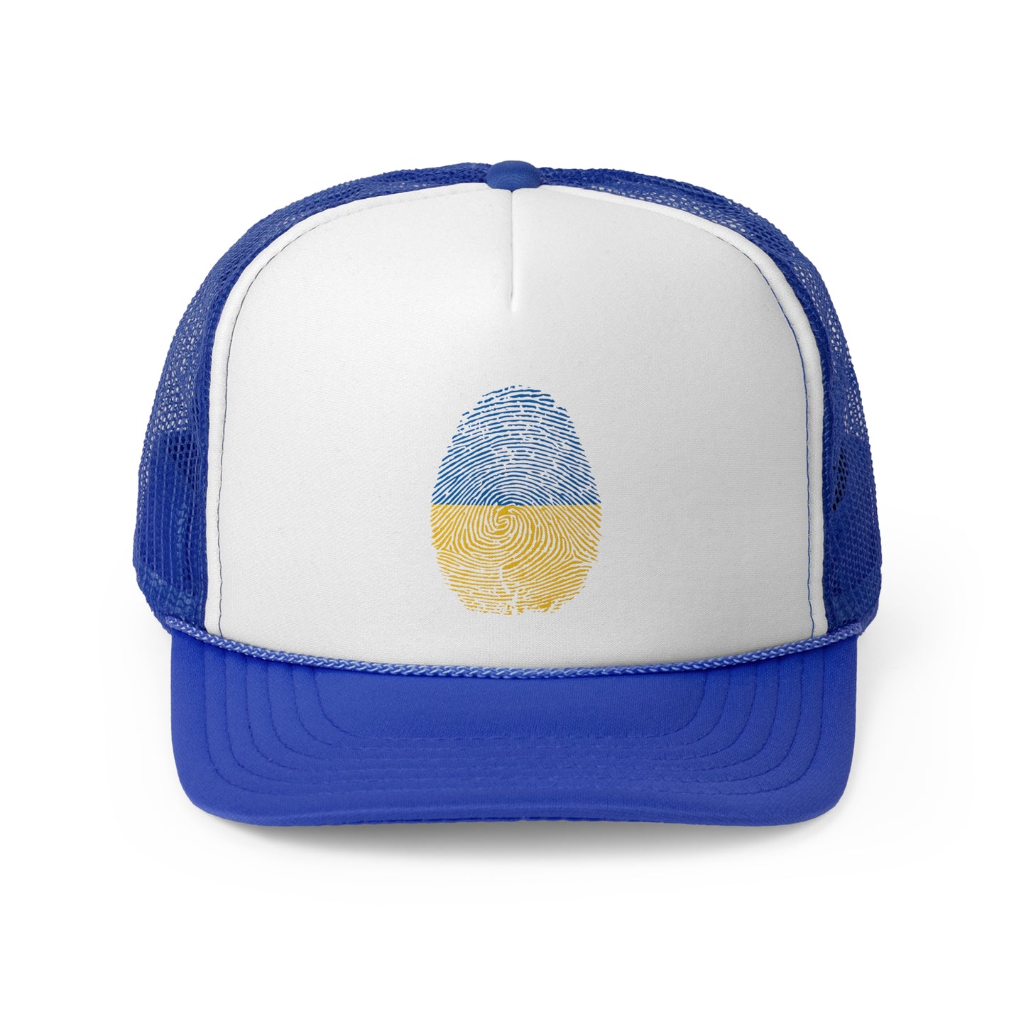 UKRAINE Fingerprint flag Soccer World Cup Fan Hat (UNISEX)