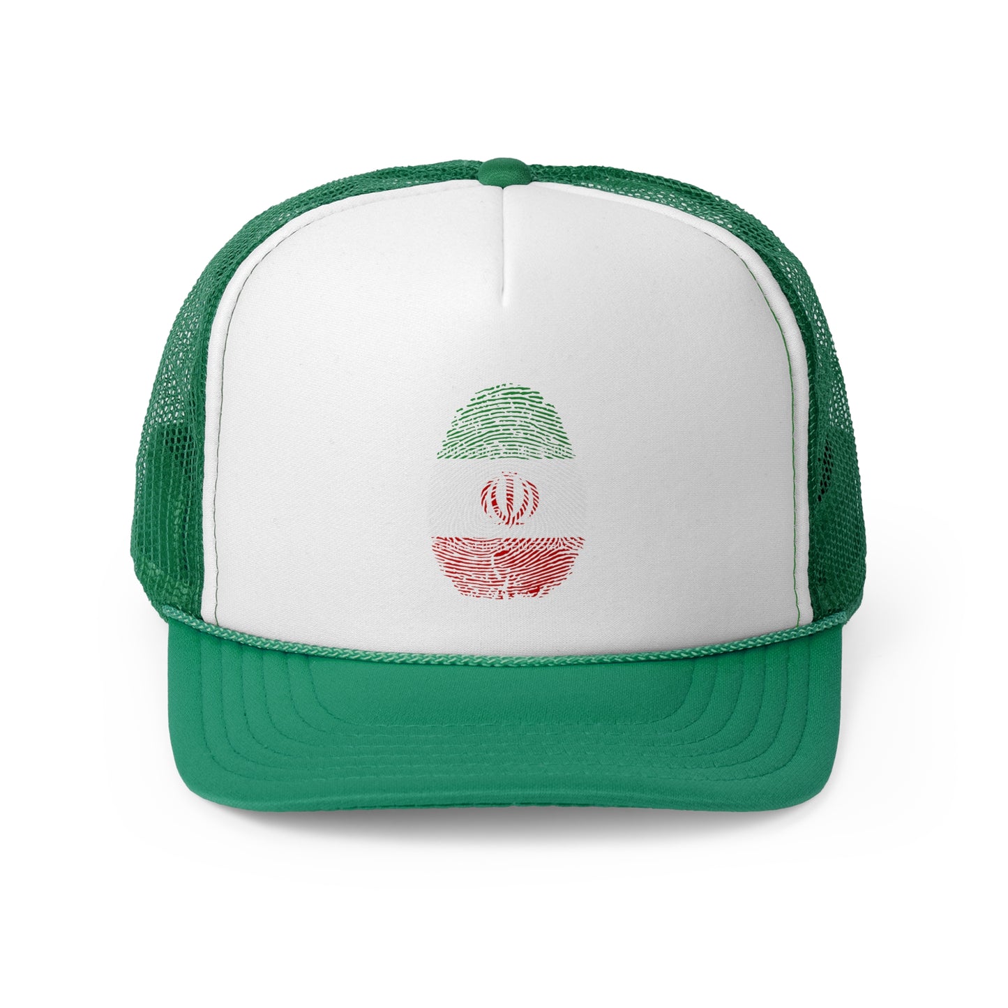 IRAN (I.R) Fingerprint flag Soccer World Cup Fan Hat (UNISEX)
