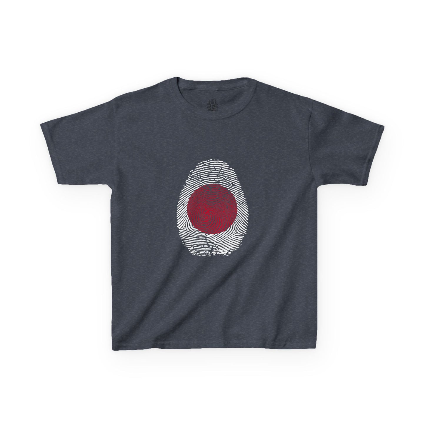 JAPAN Fingerprint flag Soccer World Cup Fan T-Shirt (KIDS - UNISEX)