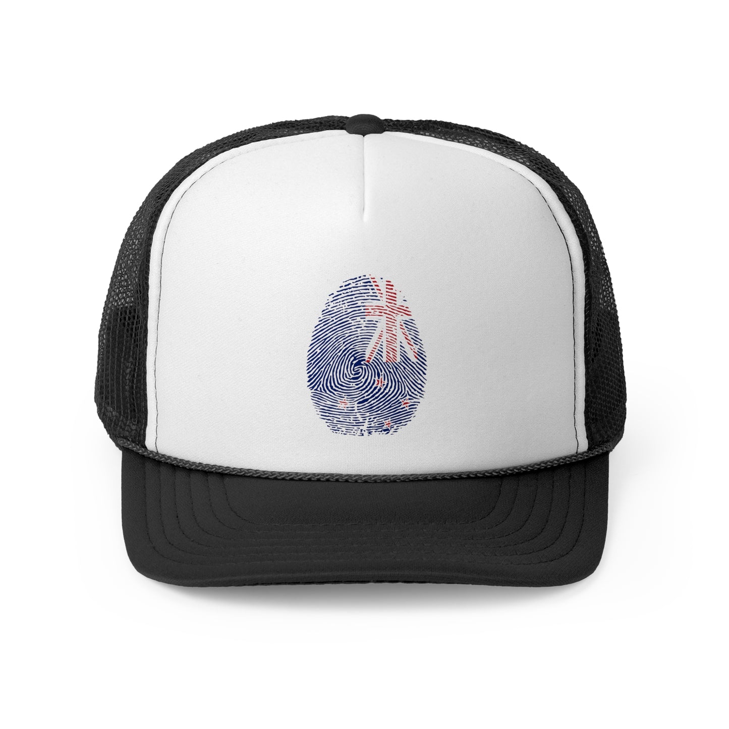 NEW ZEALAND Fingerprint flag Soccer World Cup Fan Hat (UNISEX)