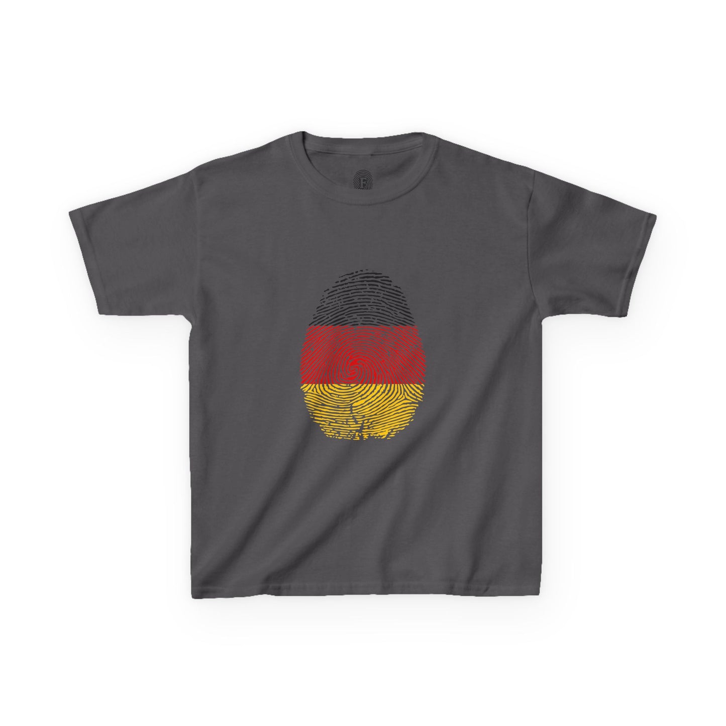 GERMANY Fingerprint flag Soccer World Cup Fan T-Shirt (KIDS - UNISEX)