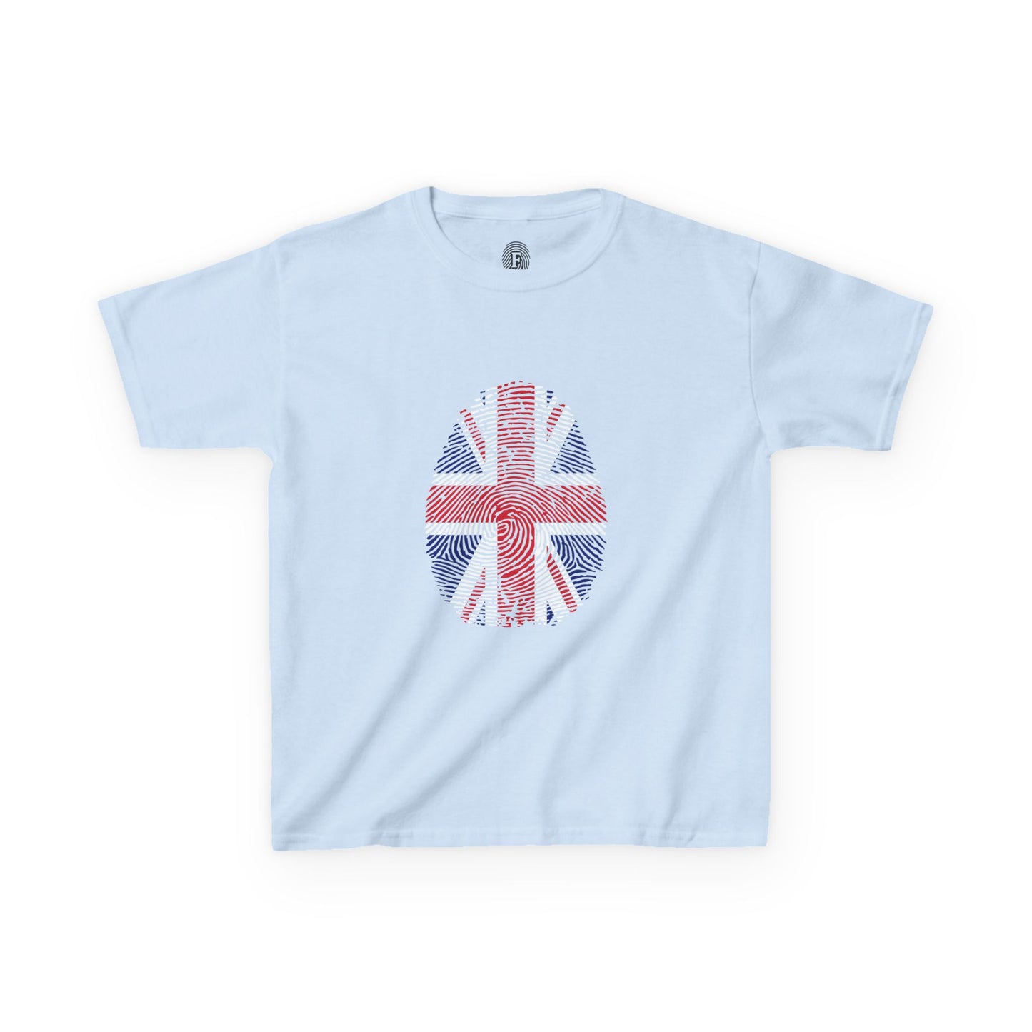 UK Fingerprint flag Soccer World Cup Fan T-Shirt (KIDS - UNISEX)