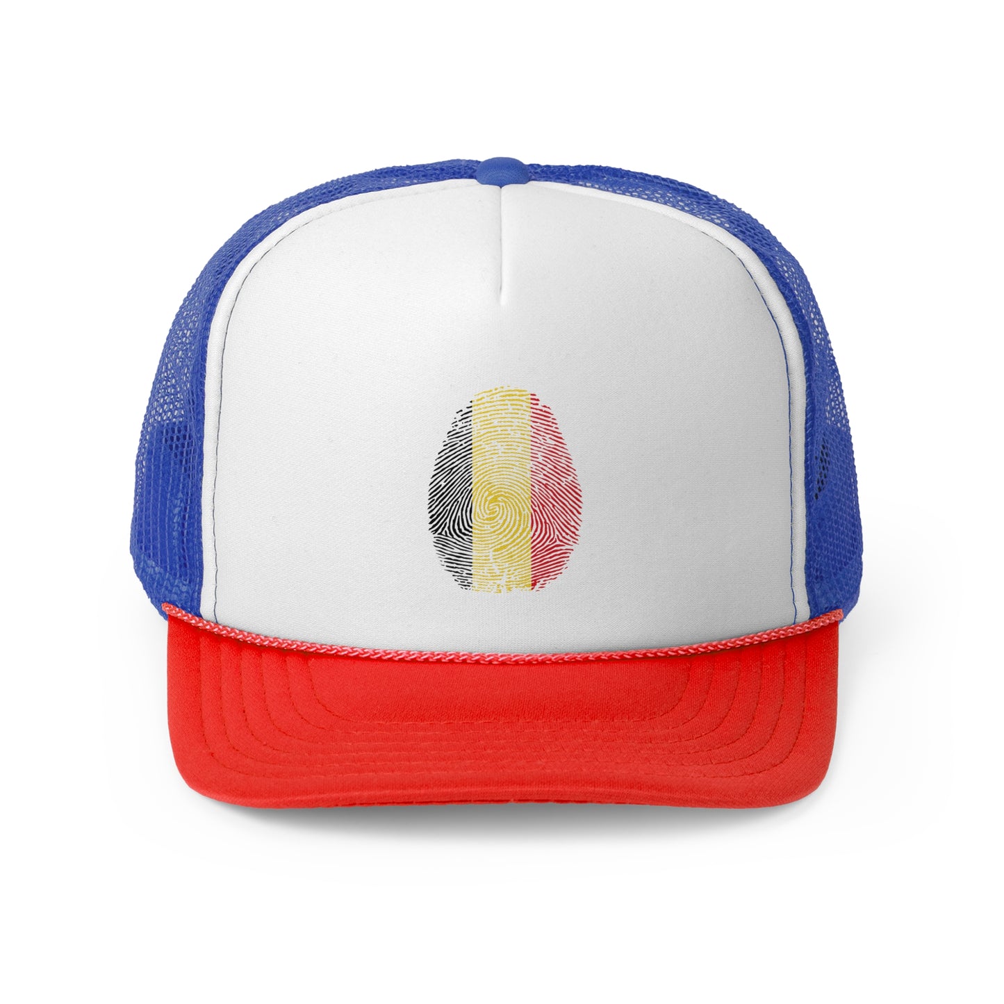 BELGIUM Fingerprint flag Soccer World Cup Fan Hat (UNISEX)
