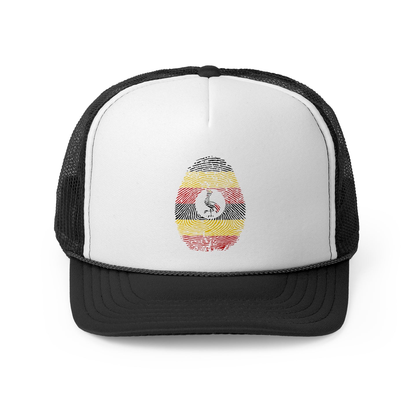 UGANDA Fingerprint flag Soccer World Cup Fan Hat (UNISEX)