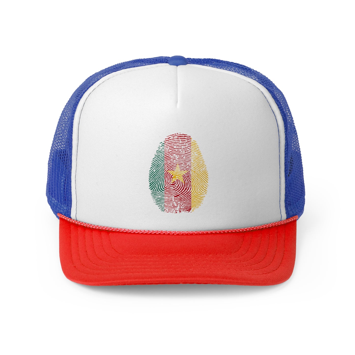 CAMEROON Fingerprint flag Soccer World Cup Fan Hat (UNISEX)