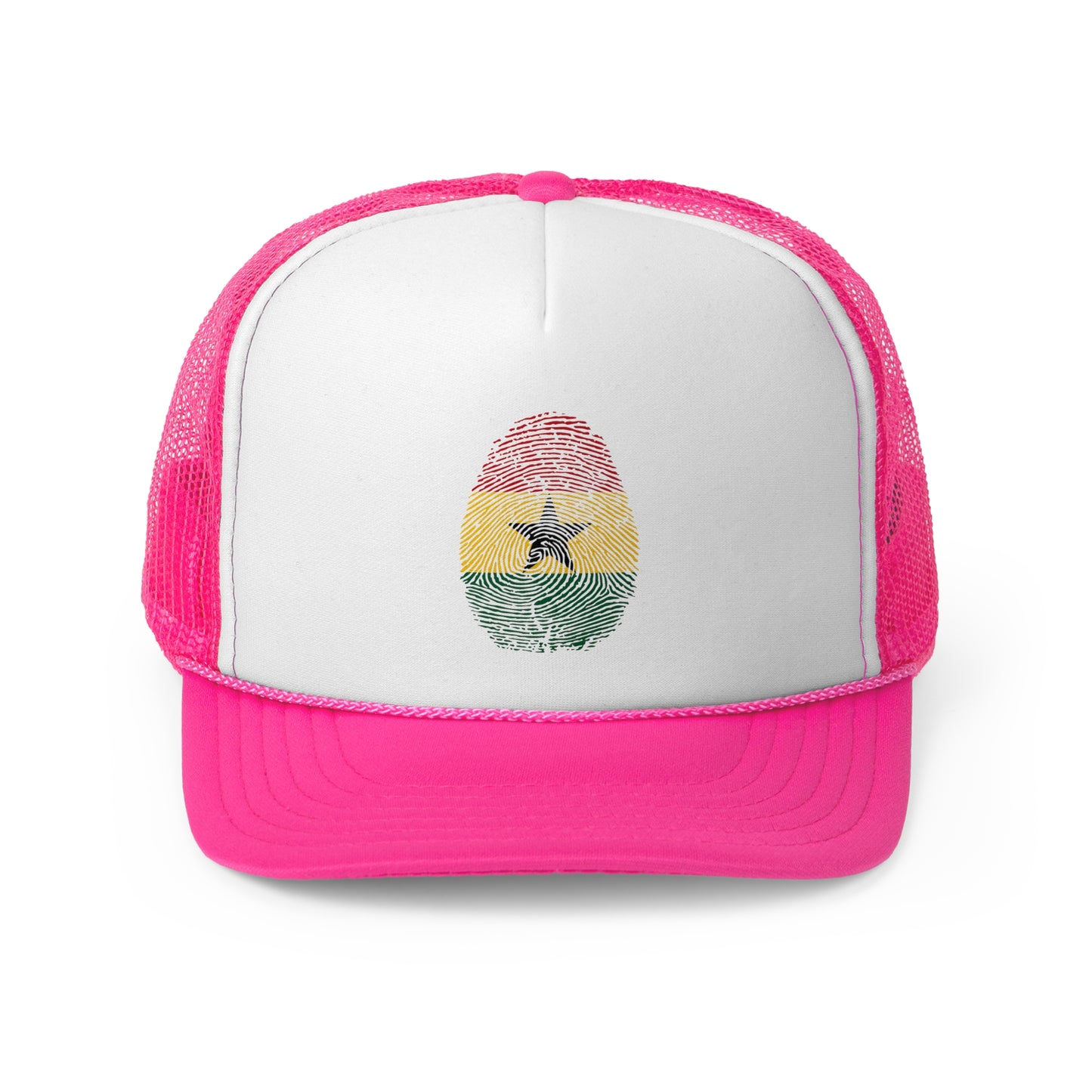 GHANA Fingerprint flag Soccer World Cup Fan Hat (UNISEX)