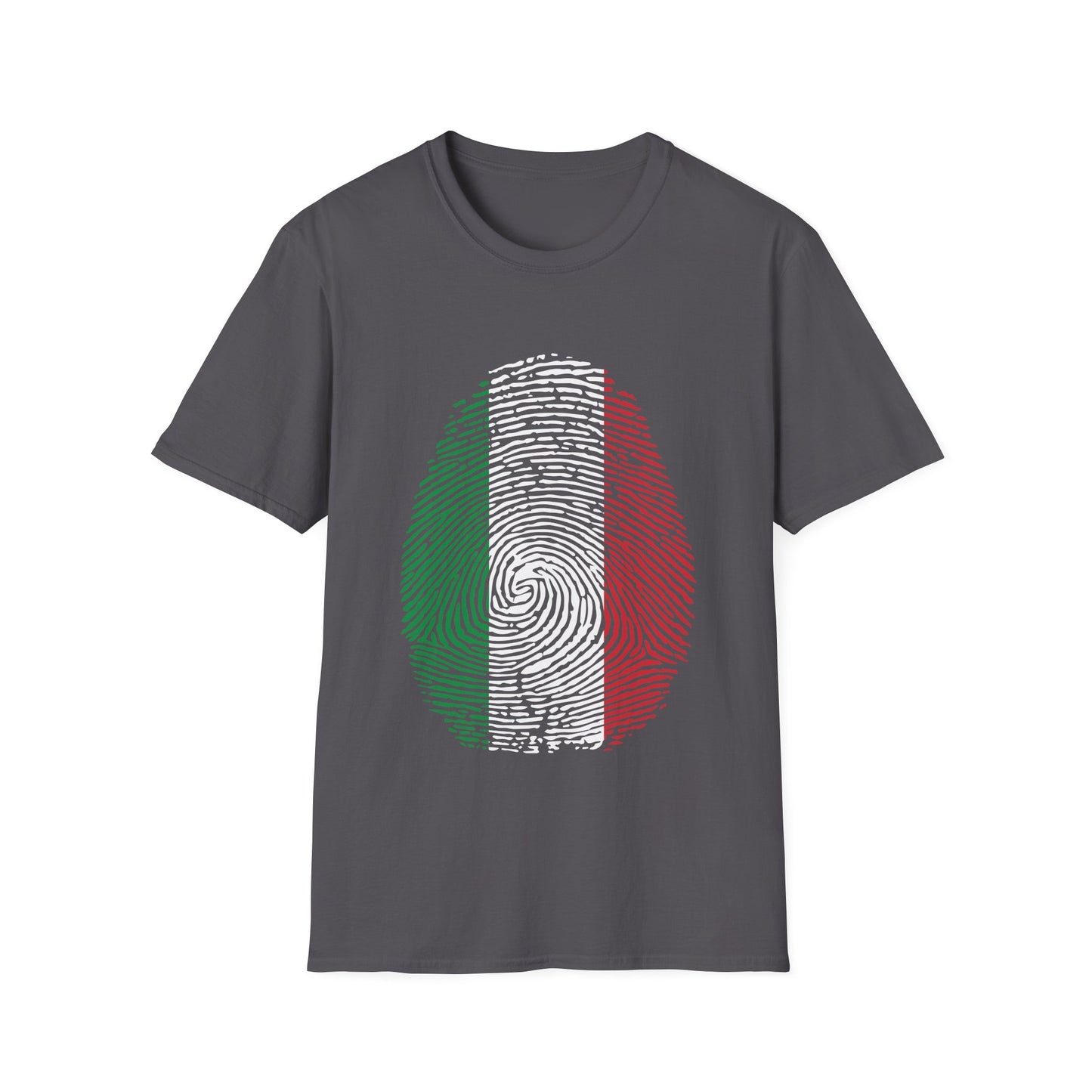 ITALY Fingerprint flag Soccer World Cup Fan T-Shirt (WOMEN)