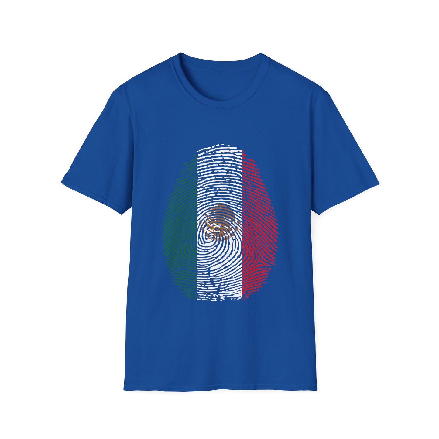 MEXICO Fingerprint flag Soccer World Cup Fan T-Shirt (WOMEN)
