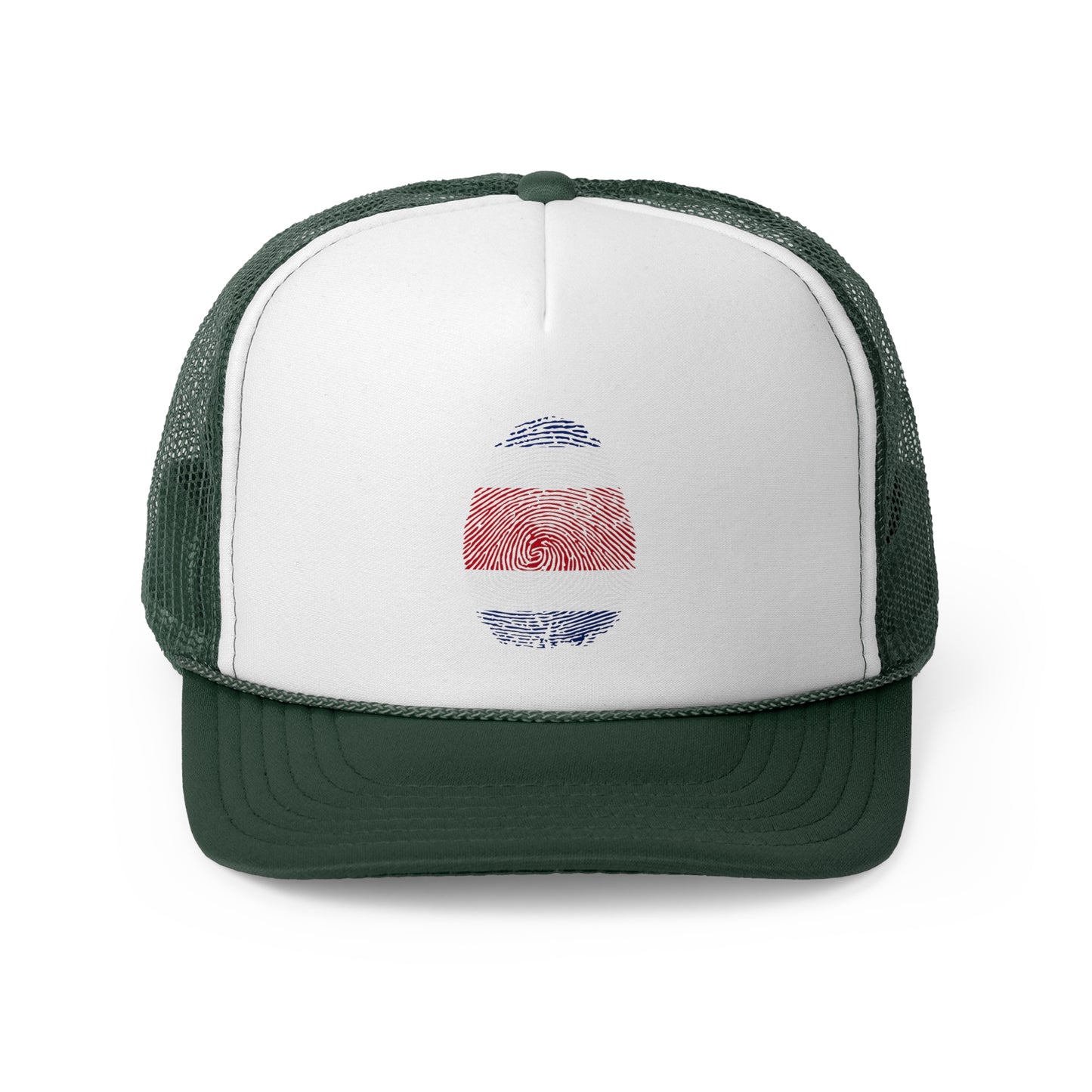 COSTA RICA Fingerprint flag Soccer World Cup Fan Hat (UNISEX)