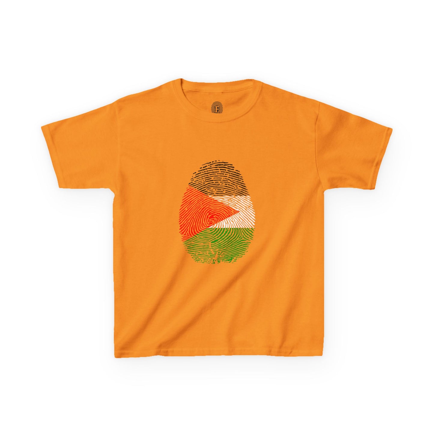 PALESTINE Fingerprint flag Soccer World Cup Fan T-Shirt (KIDS - UNISEX)