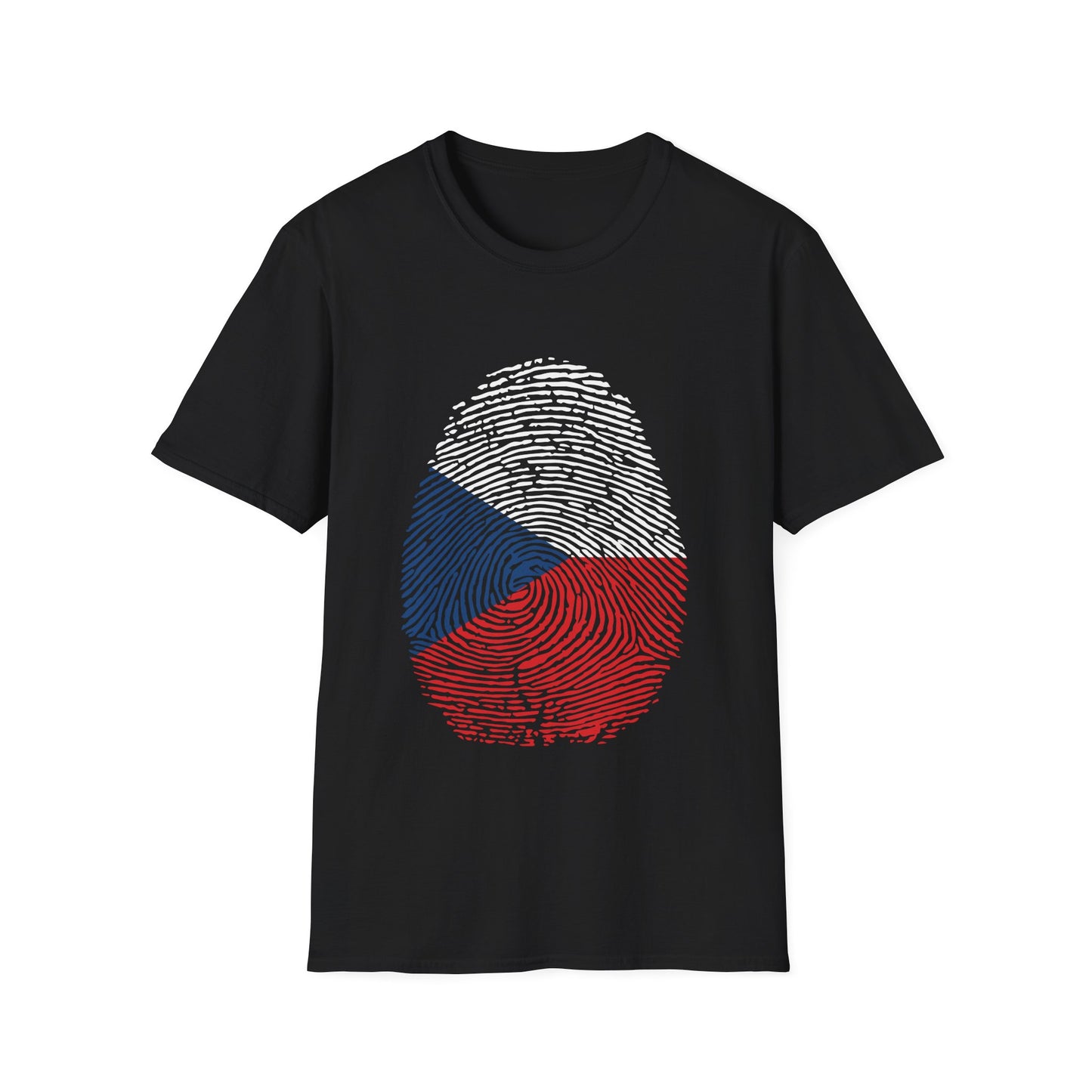 CZECHIA Fingerprint flag Soccer World Cup Fan T-Shirt (WOMEN)