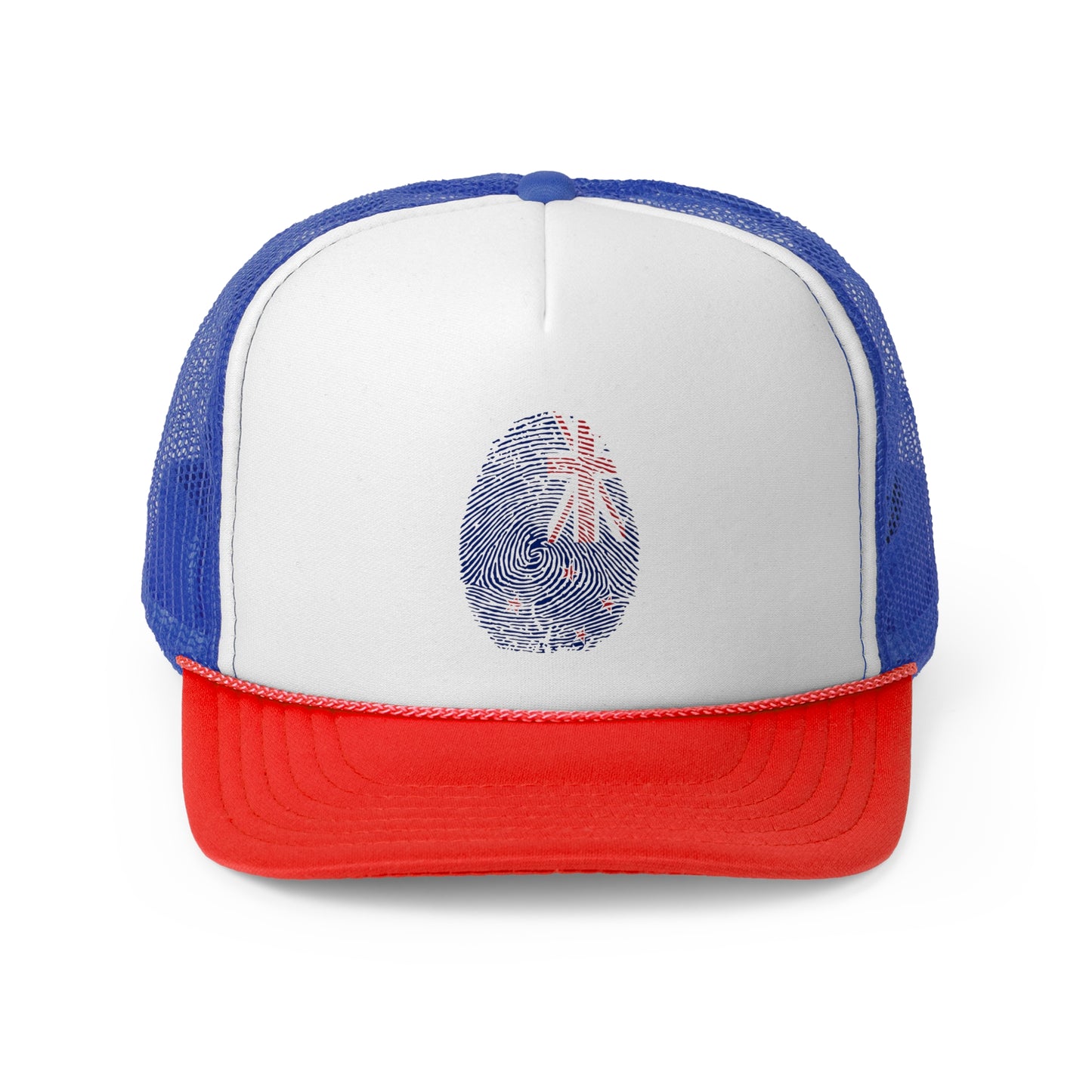 NEW ZEALAND Fingerprint flag Soccer World Cup Fan Hat (UNISEX)