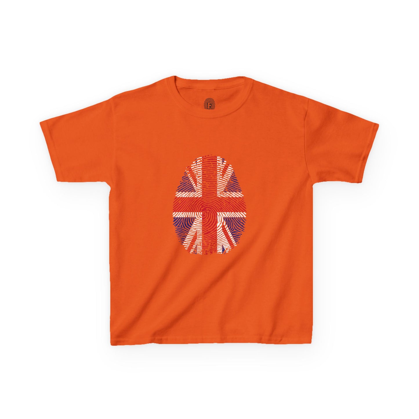 UK Fingerprint flag Soccer World Cup Fan T-Shirt (KIDS - UNISEX)