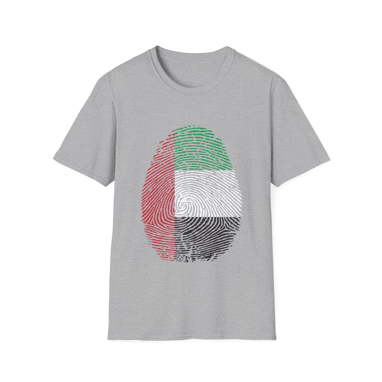 UAE Fingerprint flag Soccer World Cup Fan T-Shirt (WOMEN)