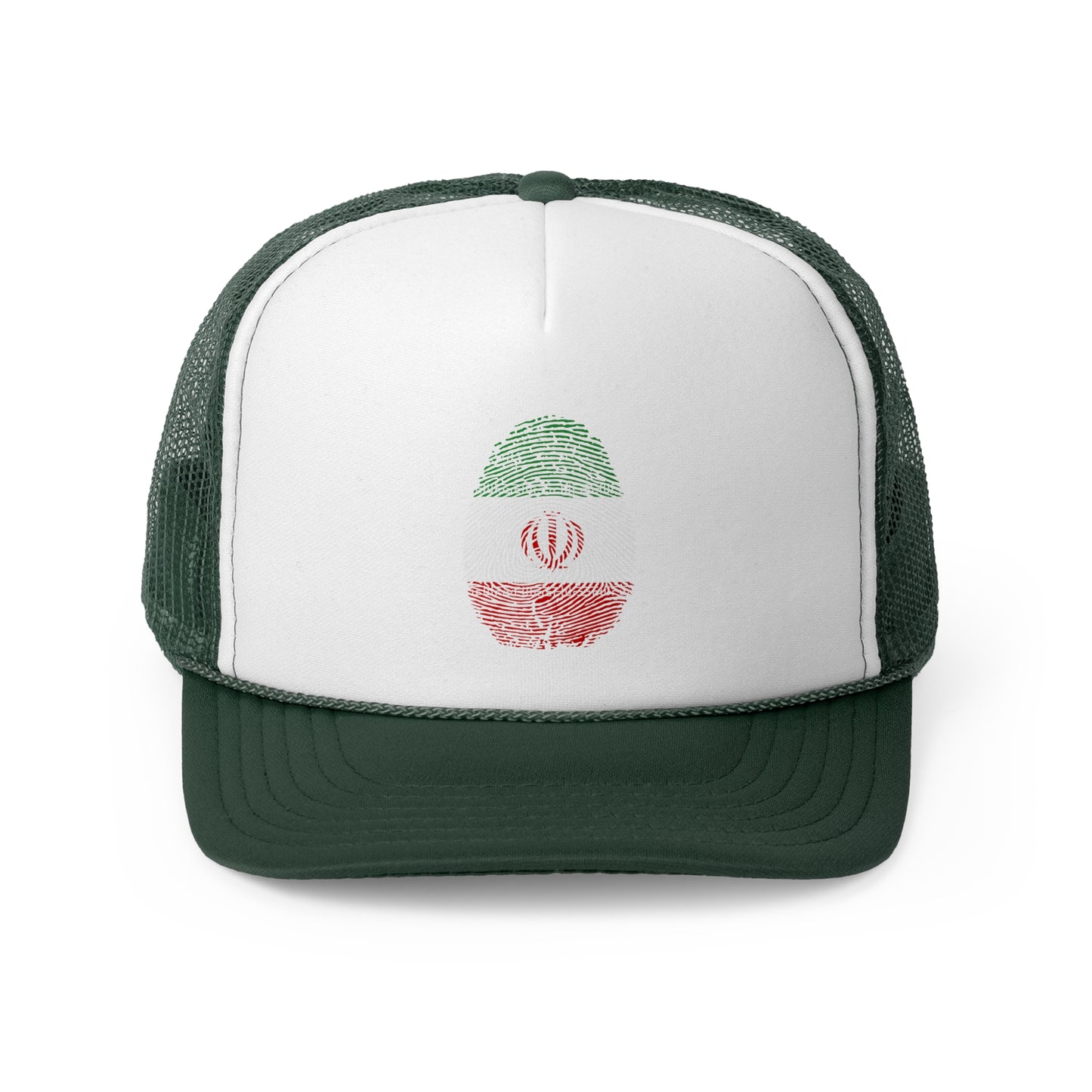 IRAN (I.R) Fingerprint flag Soccer World Cup Fan Hat (UNISEX)