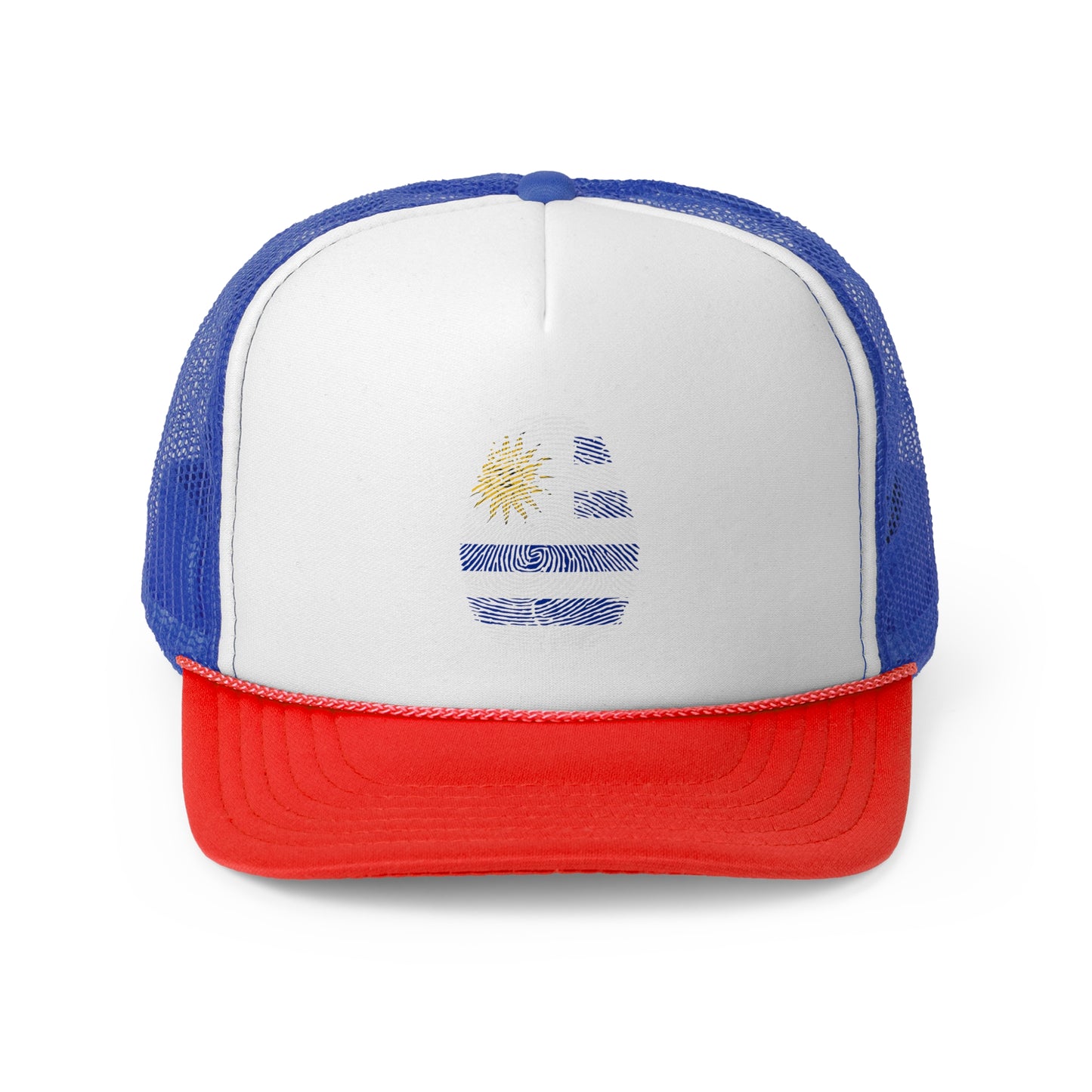 URUGUAY Fingerprint flag Soccer World Cup Fan Hat (UNISEX)