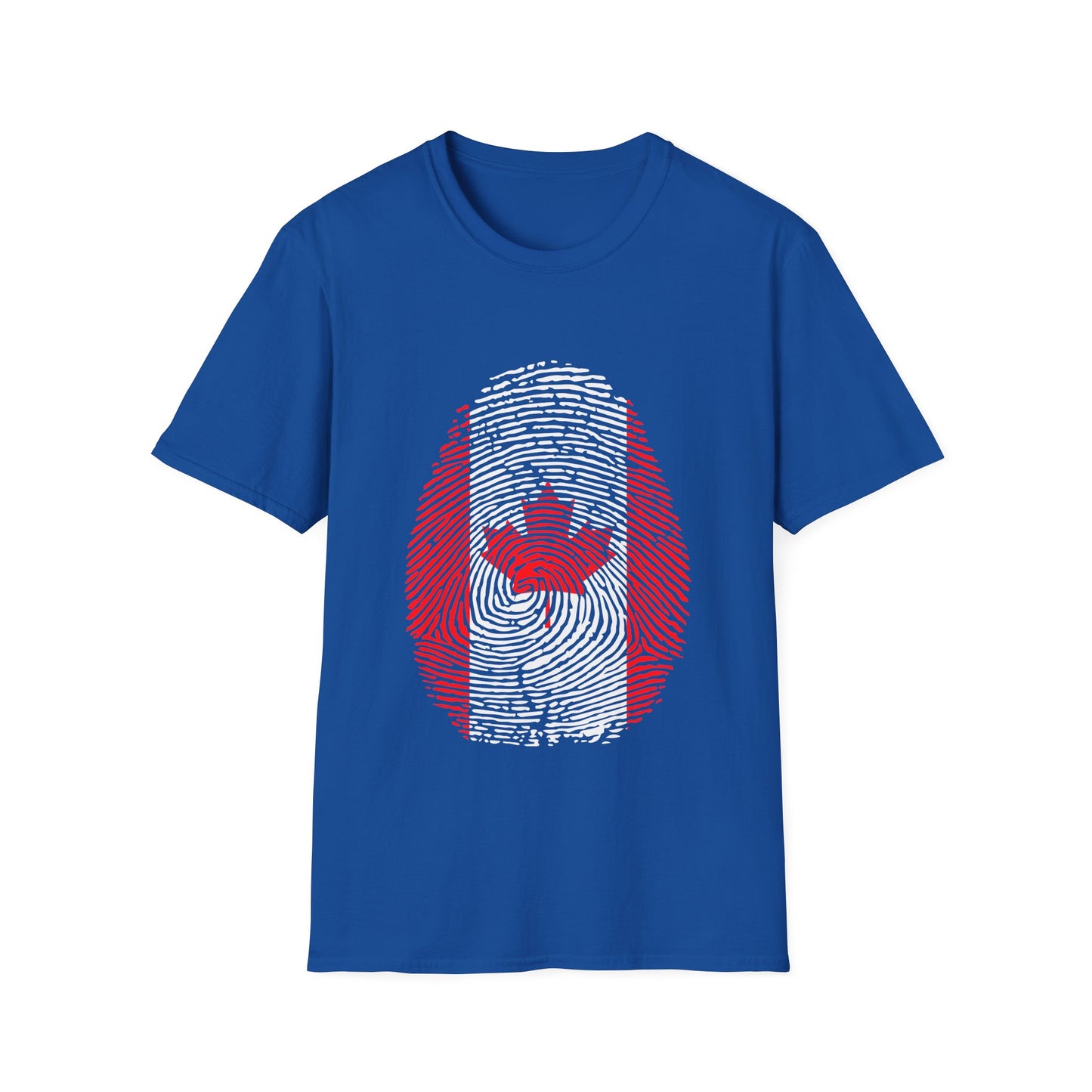 CANADA Fingerprint flag Soccer World Cup Fan T-Shirt (WOMEN)