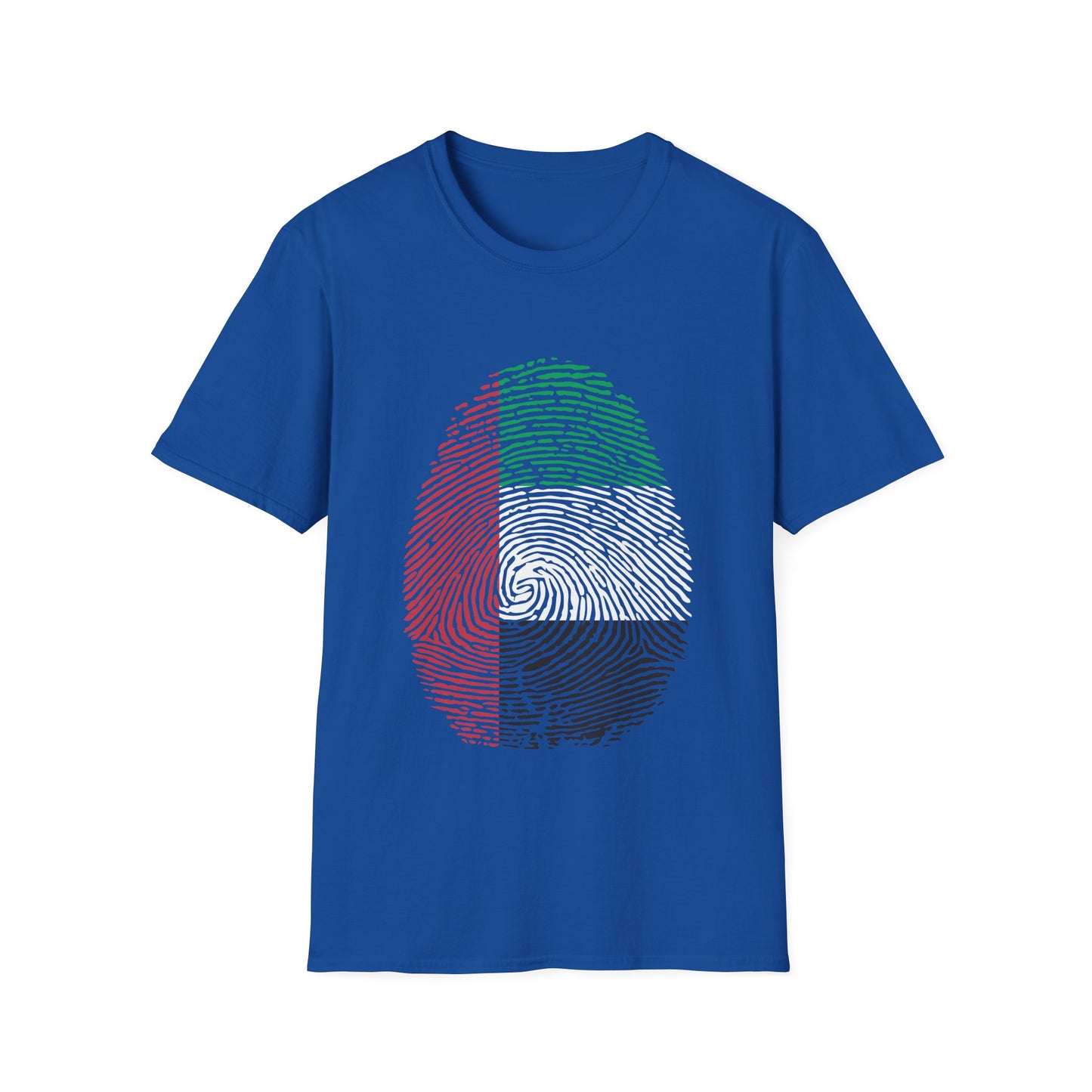 UAE Fingerprint flag Soccer World Cup Fan T-Shirt (WOMEN)