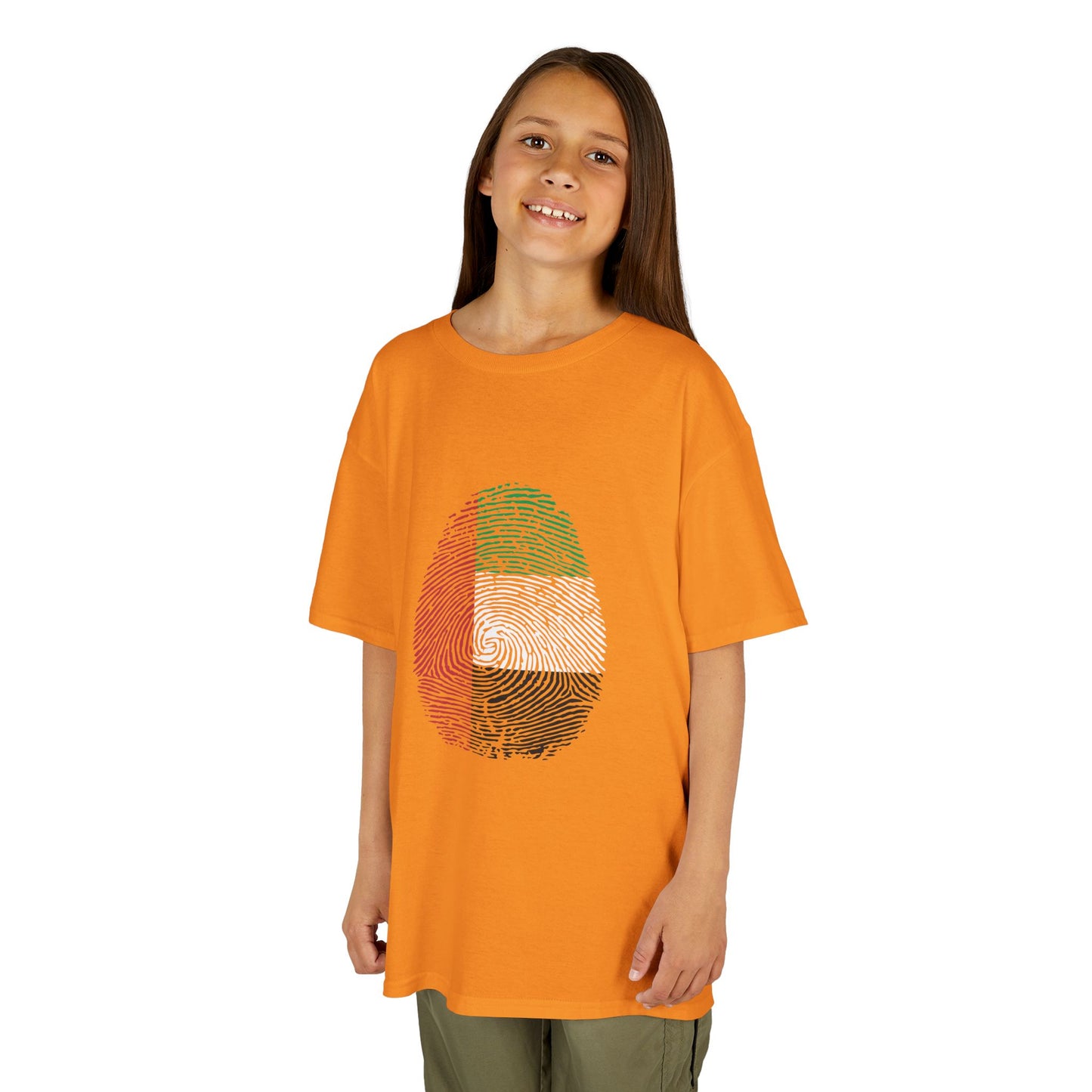UAE Fingerprint flag Soccer World Cup Fan T-Shirt (KIDS - UNISEX)
