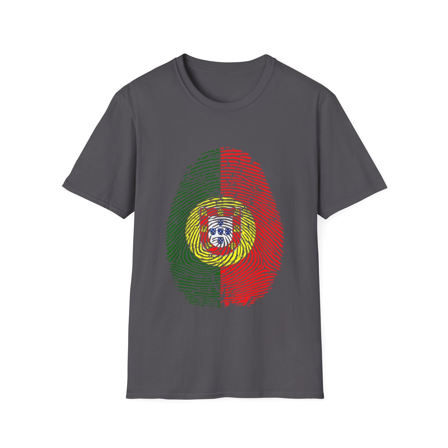 PORTUGAL Fingerprint flag Soccer World Cup Fan T-Shirt (WOMEN)