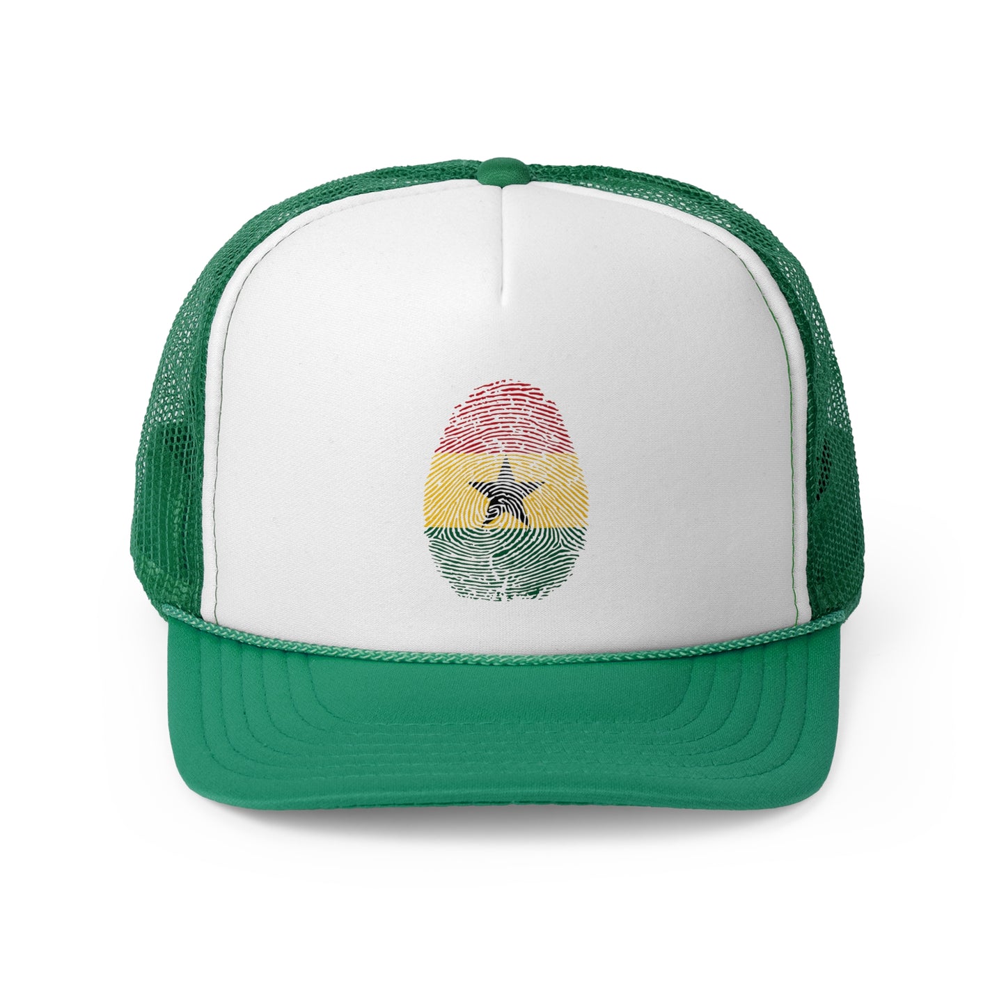 GHANA Fingerprint flag Soccer World Cup Fan Hat (UNISEX)