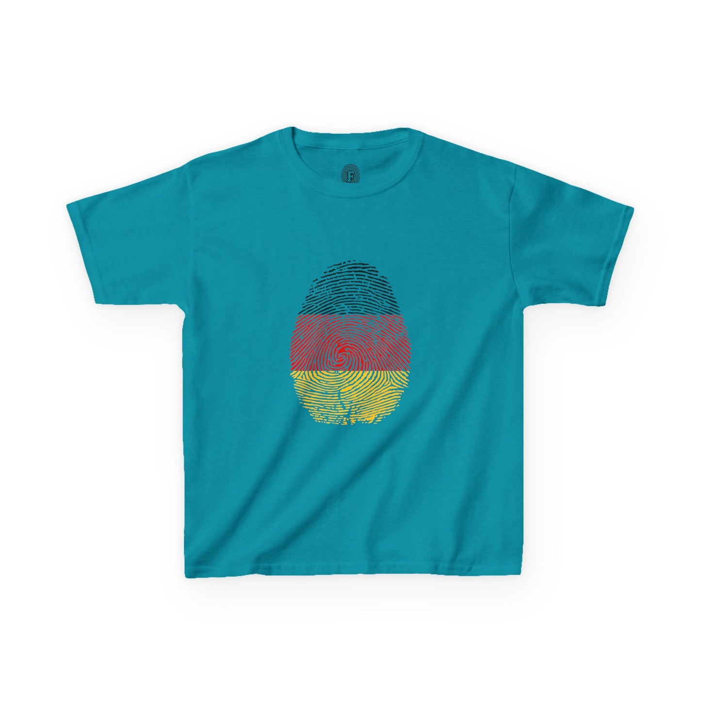 GERMANY Fingerprint flag Soccer World Cup Fan T-Shirt (KIDS - UNISEX)