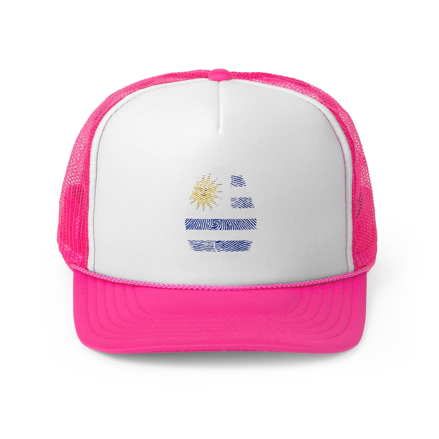 URUGUAY Fingerprint flag Soccer World Cup Fan Hat (UNISEX)