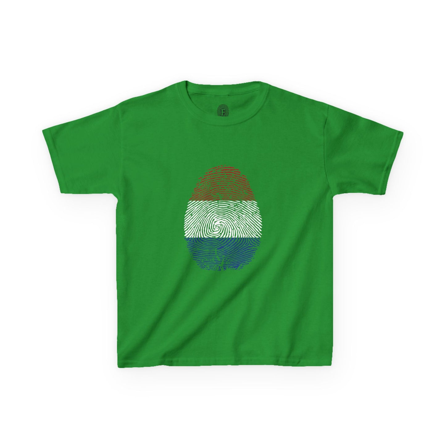NETHERLAND Fingerprint flag Soccer World Cup Fan T-Shirt (KIDS - UNISEX)