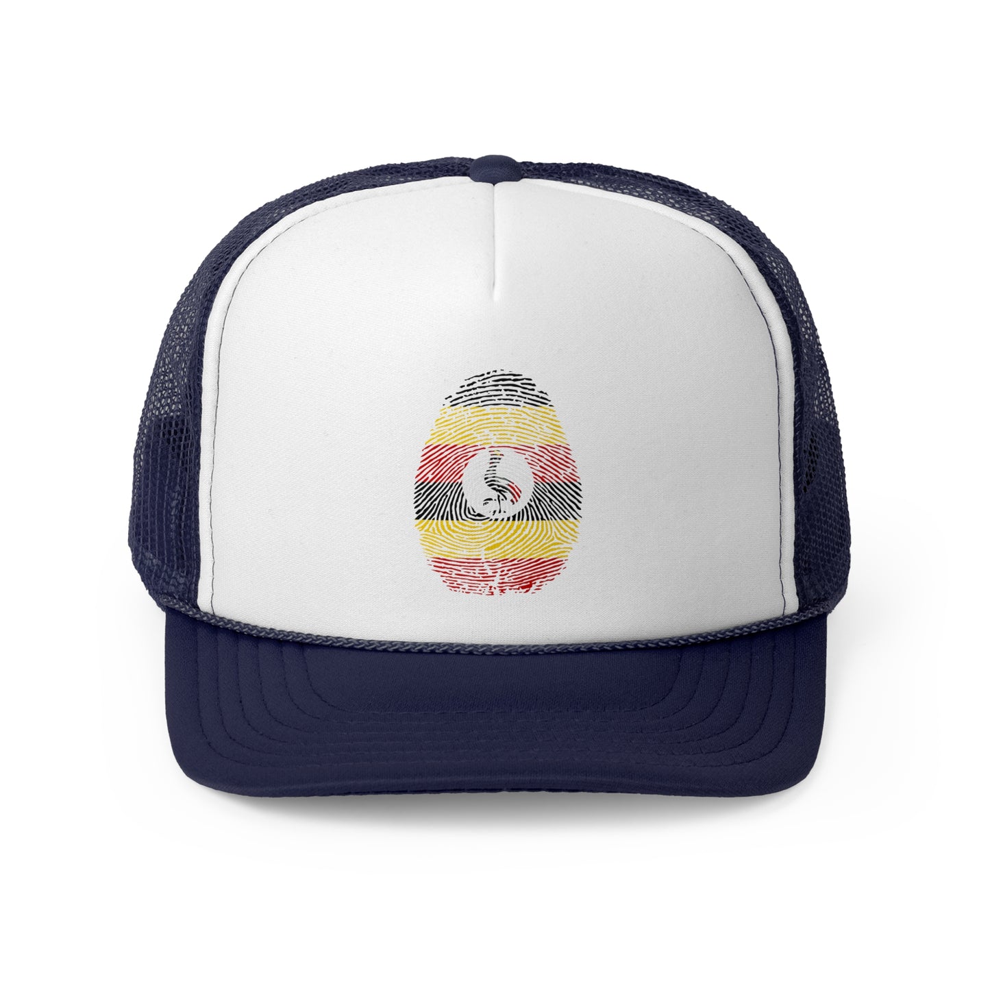 UGANDA Fingerprint flag Soccer World Cup Fan Hat (UNISEX)