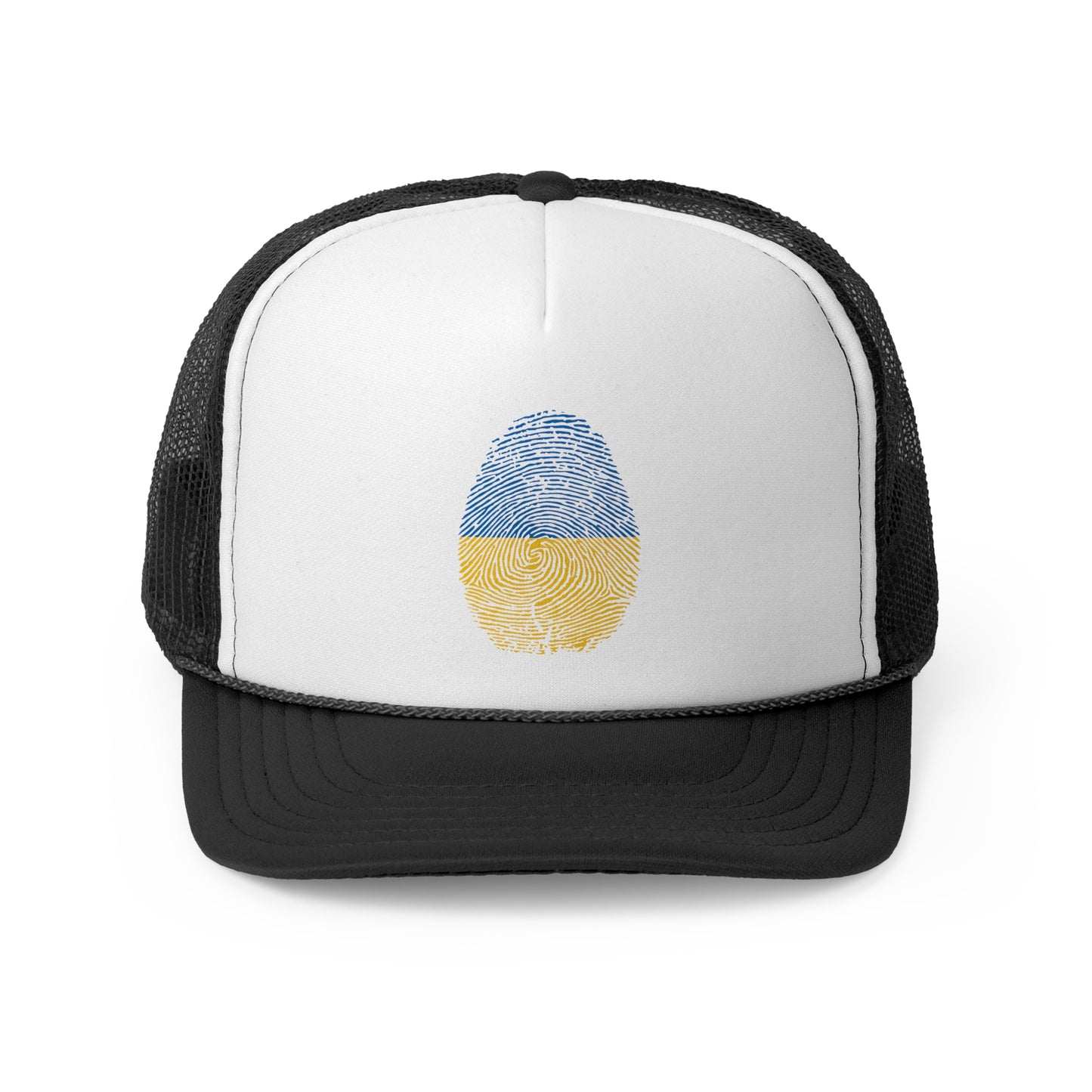 UKRAINE Fingerprint flag Soccer World Cup Fan Hat (UNISEX)