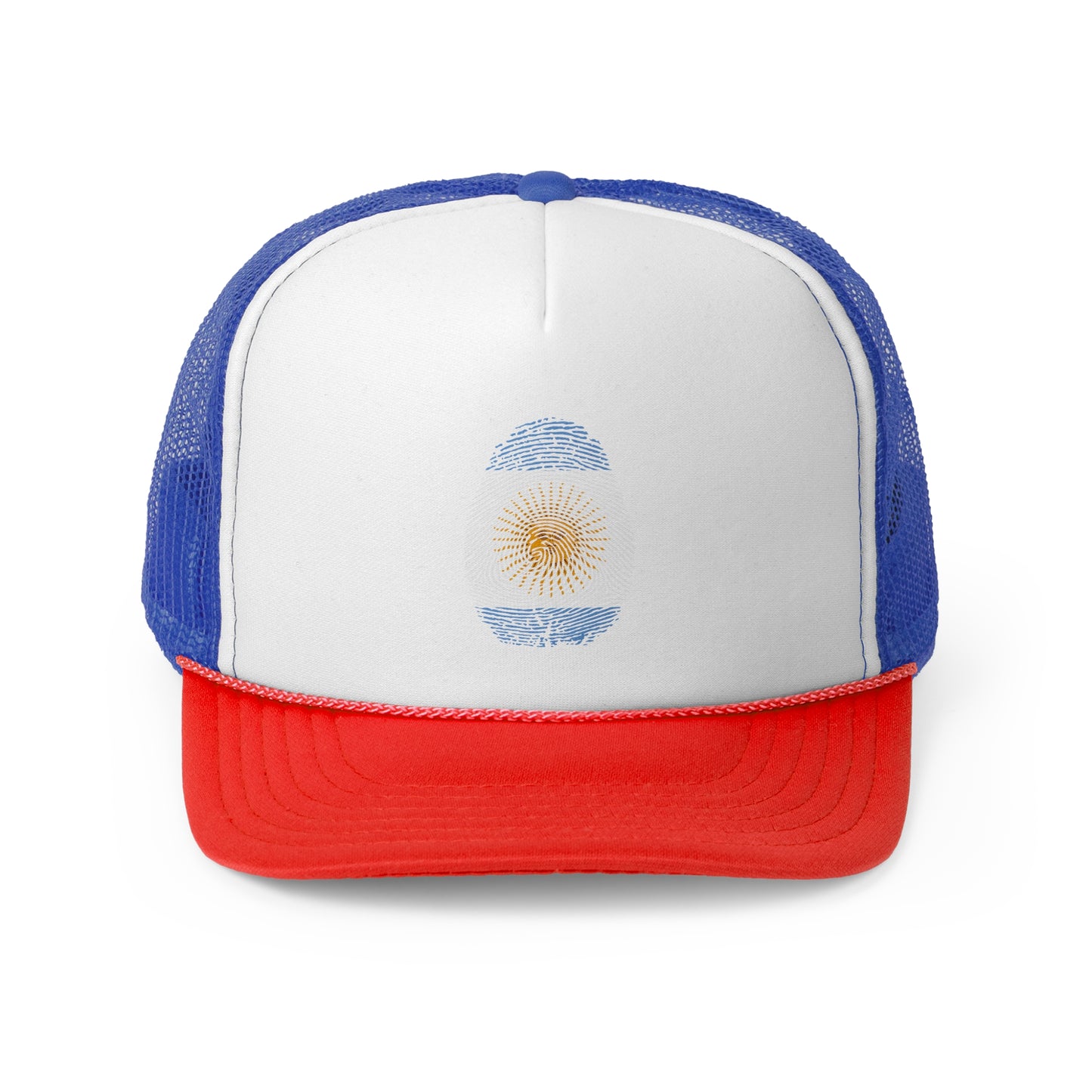 ARGENTINA Fingerprint flag Soccer World Cup Fan Hat (UNISEX)