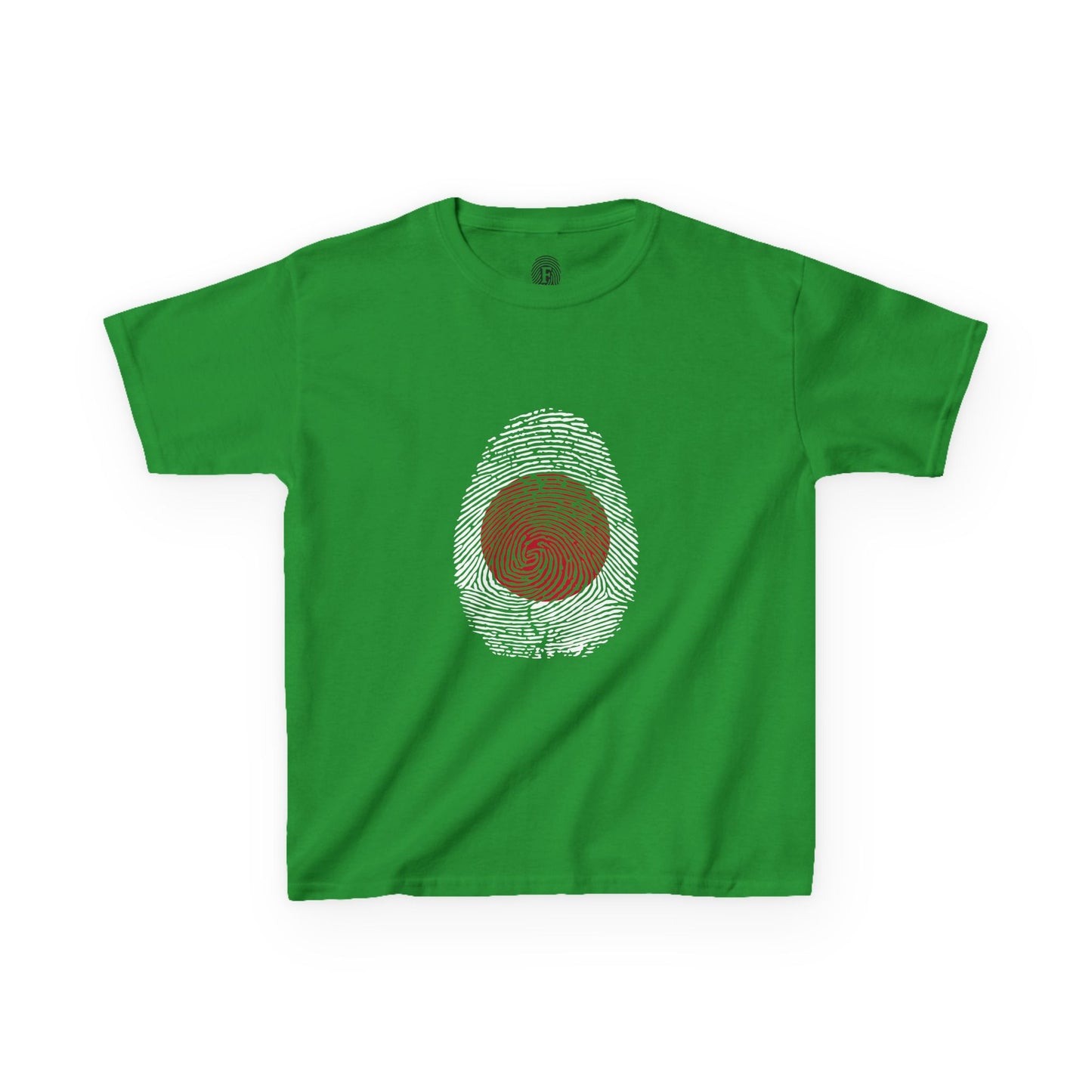JAPAN Fingerprint flag Soccer World Cup Fan T-Shirt (KIDS - UNISEX)