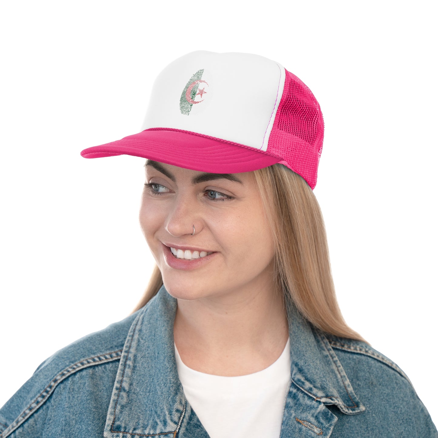 ALGERIA Fingerprint flag Soccer World Cup Fan Hat (UNISEX)