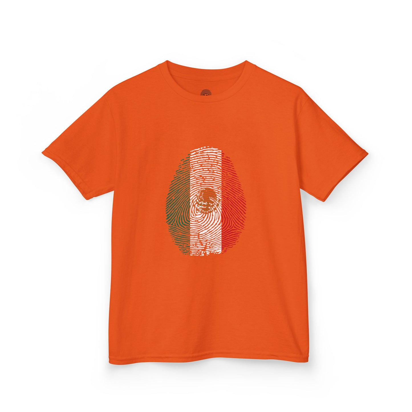 MEXICO Fingerprint flag Soccer World Cup Fan T-Shirt (KIDS - UNISEX)
