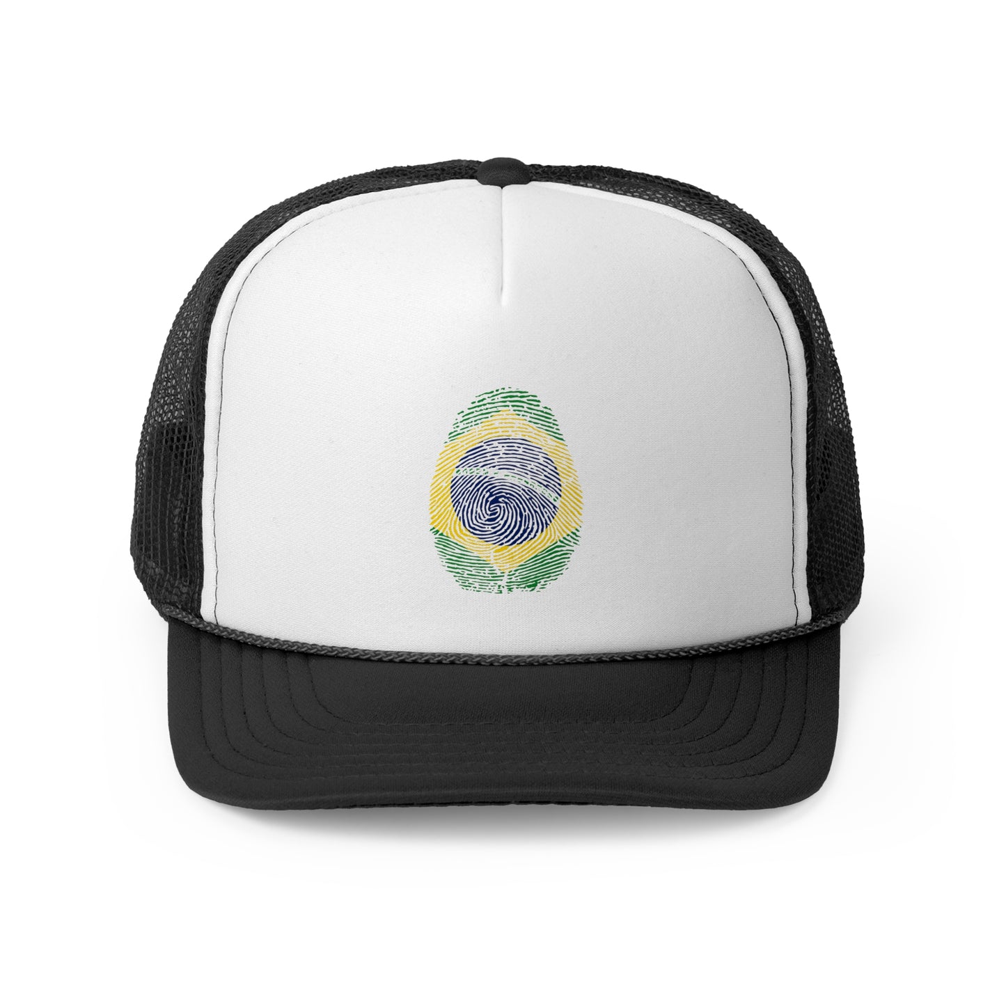 BRAZIL Fingerprint flag Soccer World Cup Fan Hat (UNISEX)