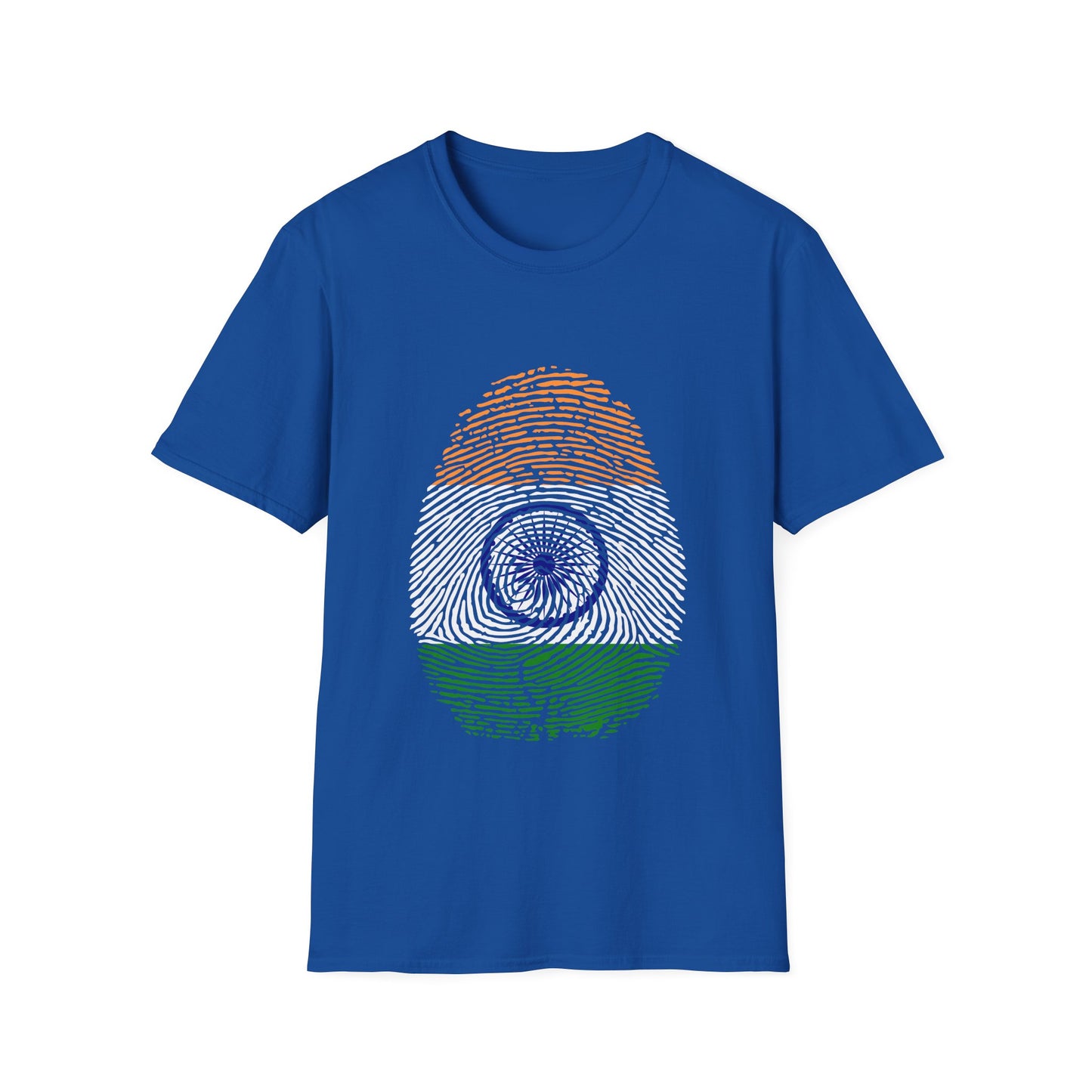 INDIA Fingerprint flag Soccer World Cup Fan T-Shirt (WOMEN)
