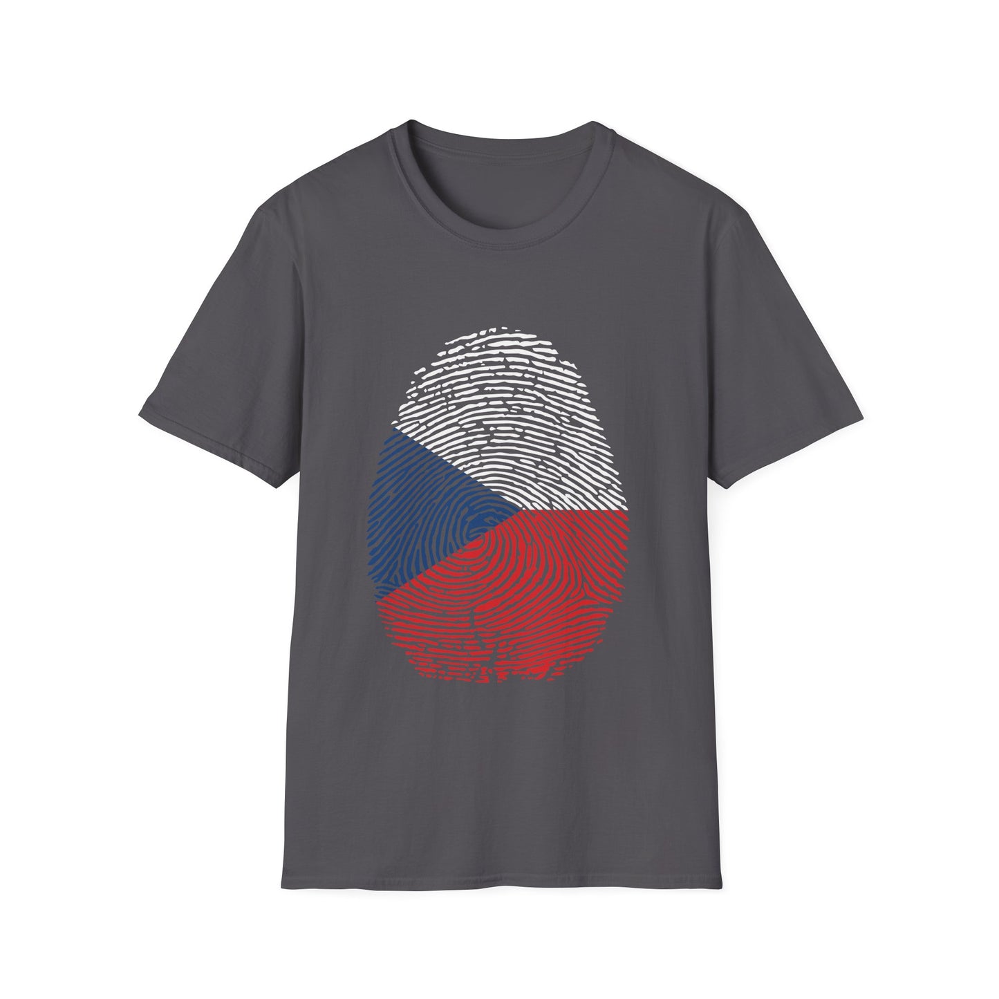 CZECHIA Fingerprint flag Soccer World Cup Fan T-Shirt (WOMEN)
