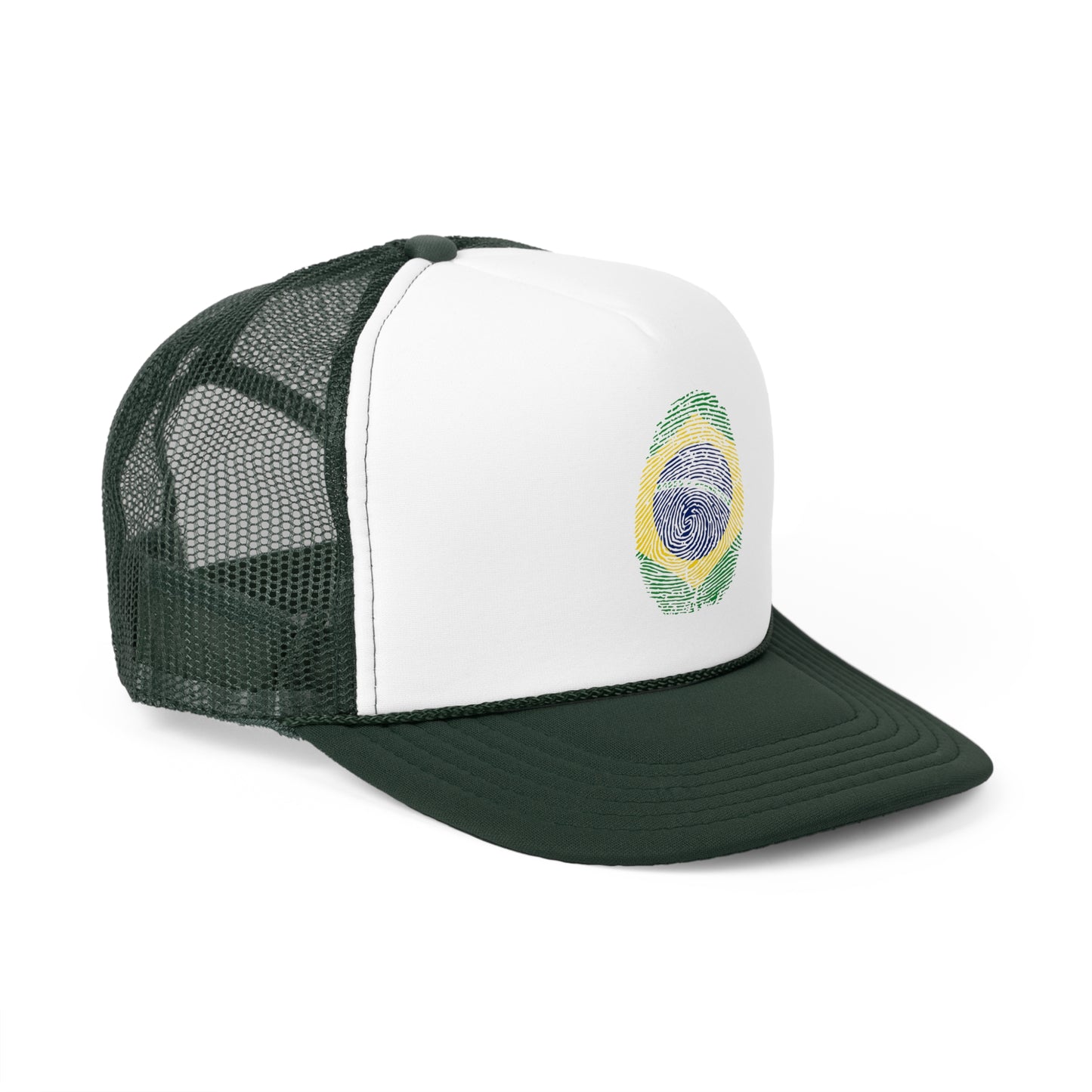 BRAZIL Fingerprint flag Soccer World Cup Fan Hat (UNISEX)